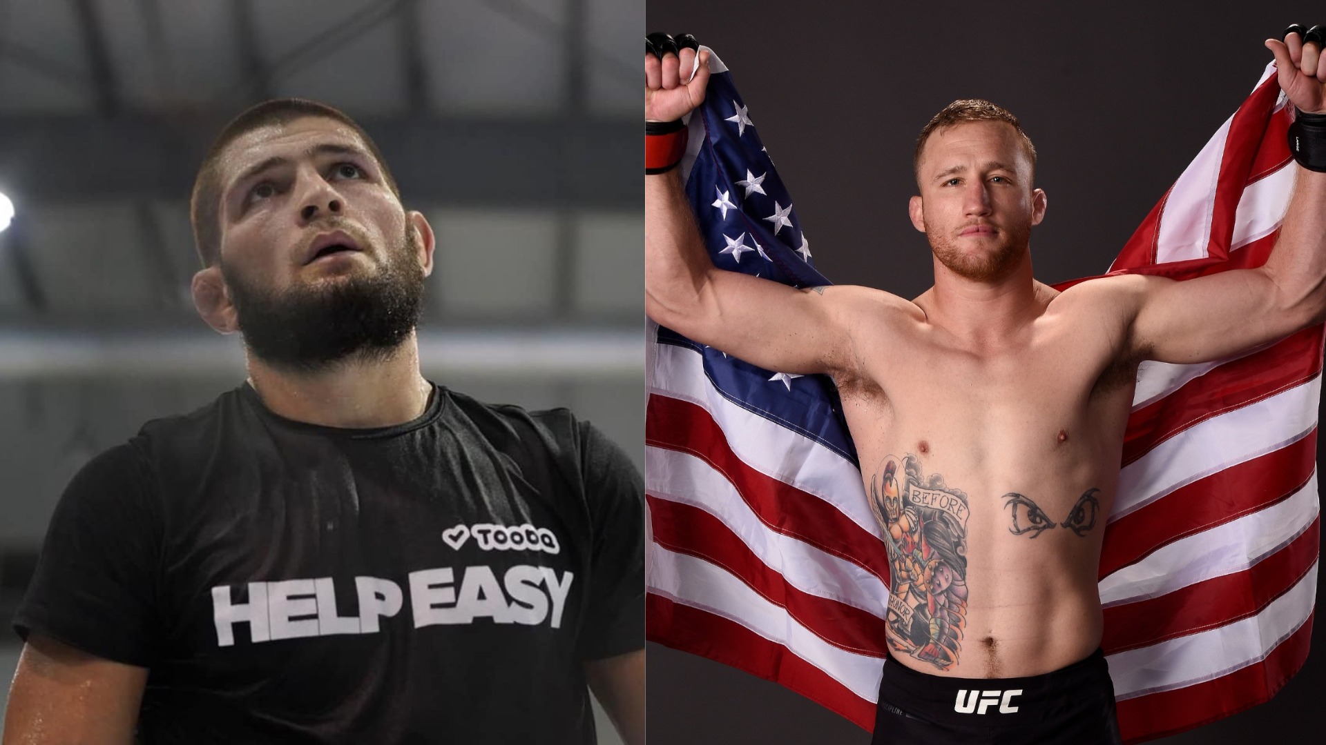 UFC 254: Jika Khabib Gomol Beruang, Justin Pula Gigit Anjing