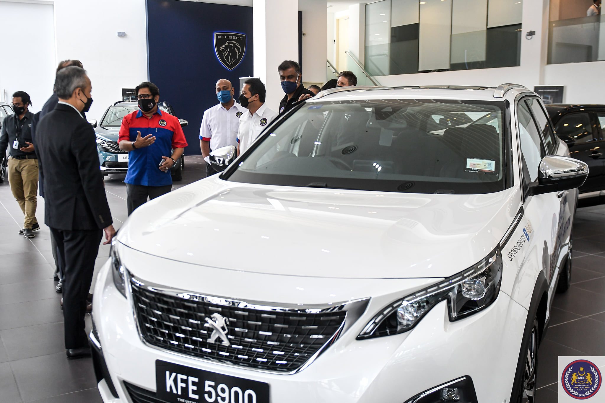 Konfederasi Hoki Malaysia Dapat Tajaan Tiga Unit Peugeot 5008