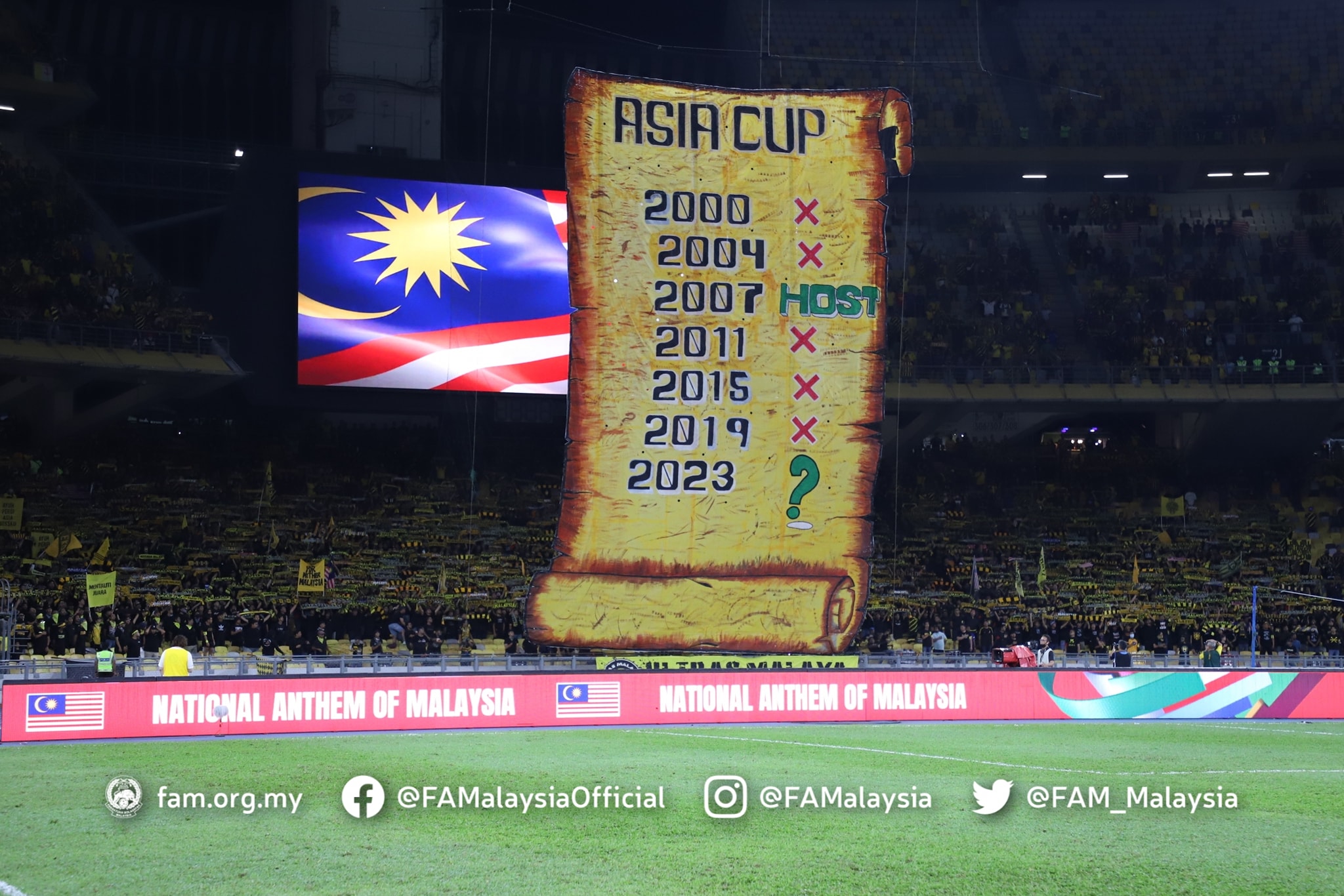 Harimau Malaya Mara Ke Saingan Piala Asia Secara Merit Selepas 42 Tahun