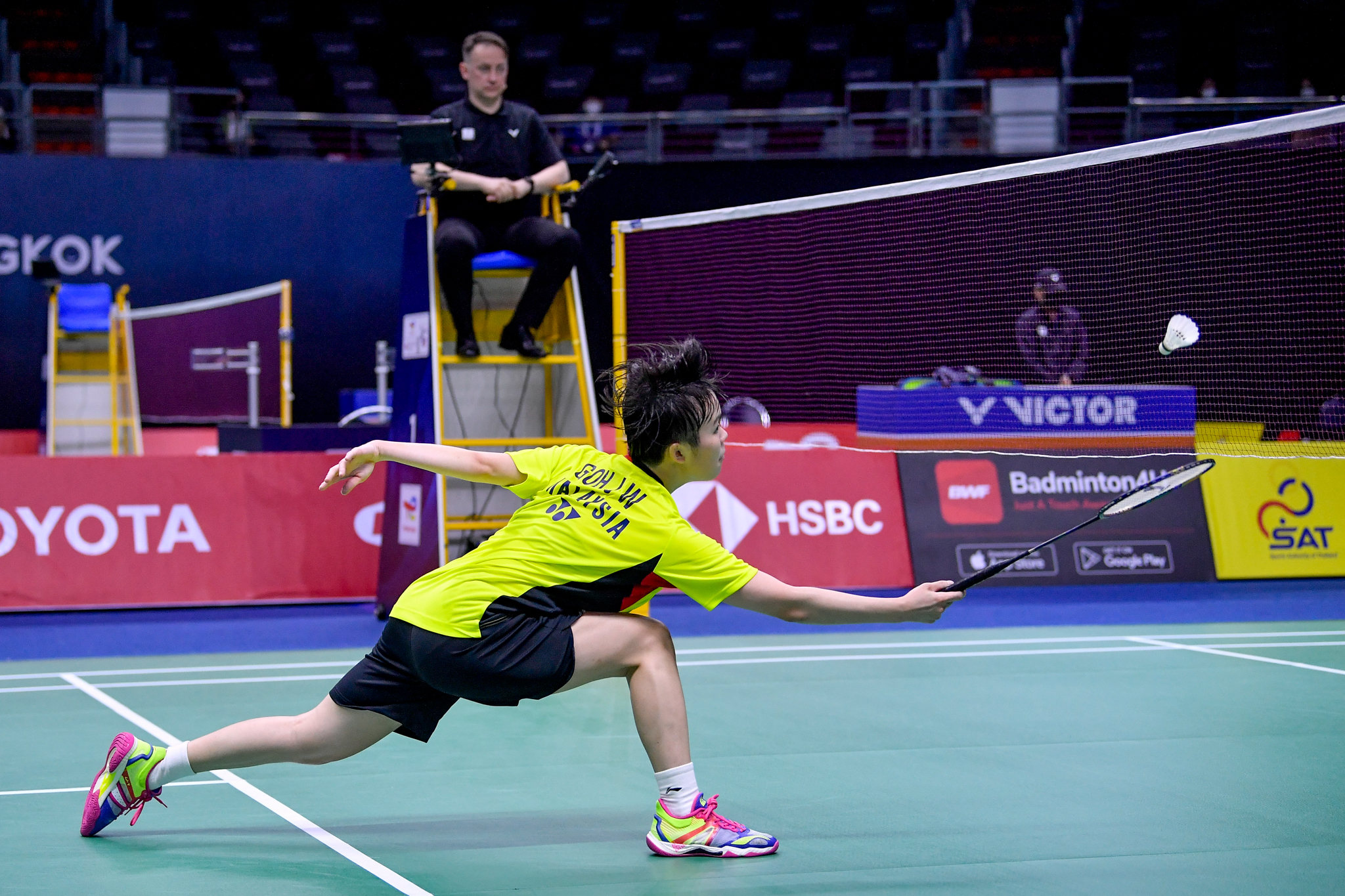 Sukan Komanwel: Juara Dunia, Pusarla Berhempas-Pulas Atasi Goh Jin Wei