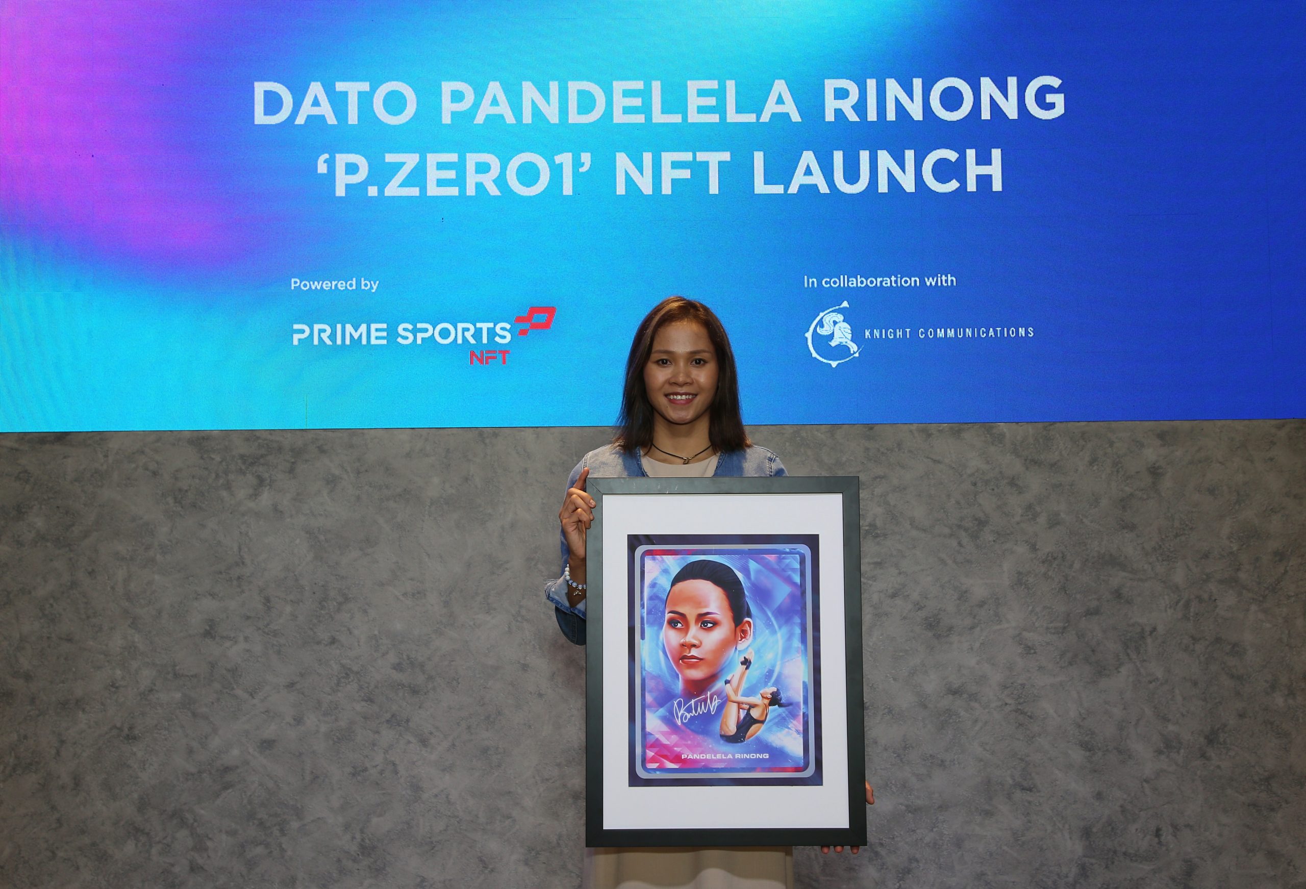 Pandelela Rinong Lelong Koleksi Tunggal NFT ‘P.ZERO1’