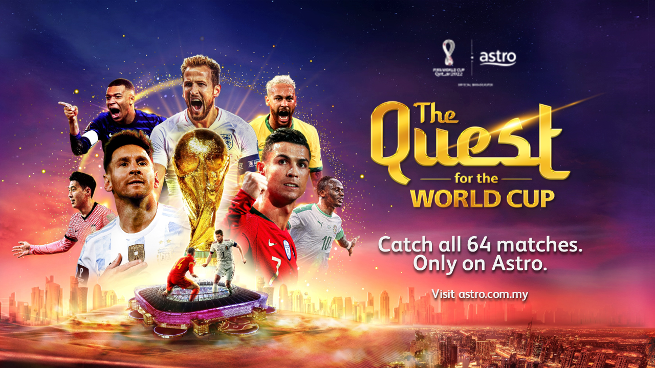 Astro Siar Kesemua 64 Perlawanan Piala Dunia Qatar 2022