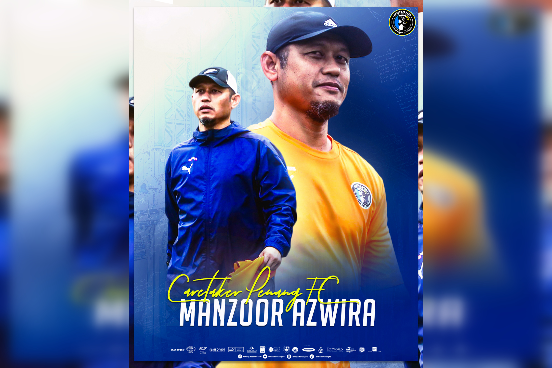 Penang Lantik Manzoor Azwira Sebagai Ketua Jurulatih Sementara, Ketepikan Zainal Abidin Hassan