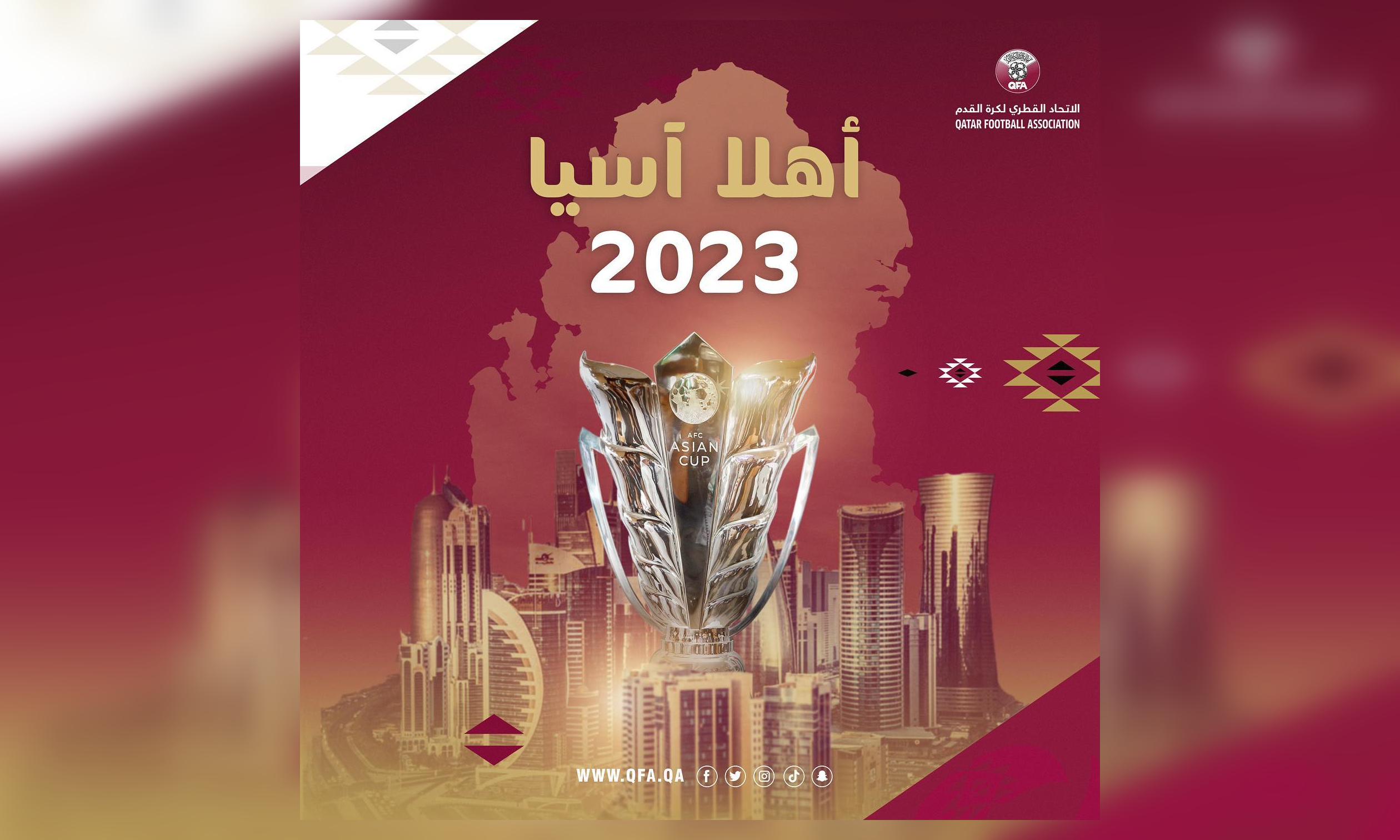 Qatar FA Mengesahkan Menang Bidaan Tuan Rumah Piala Asia 2023