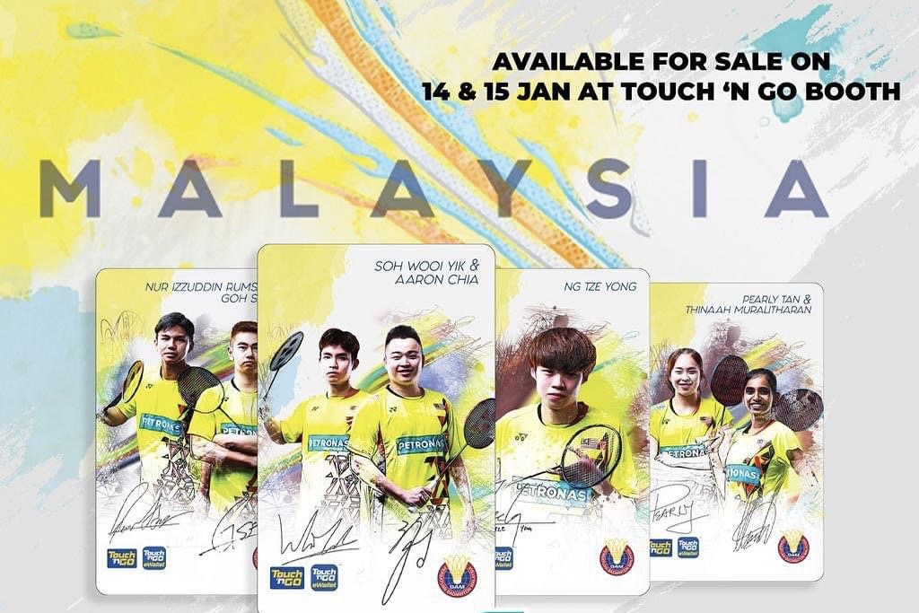 Kad Touch ‘n Go Sokongan NFC Edisi Terhad Dijual Sempena Terbuka Malaysia 2023