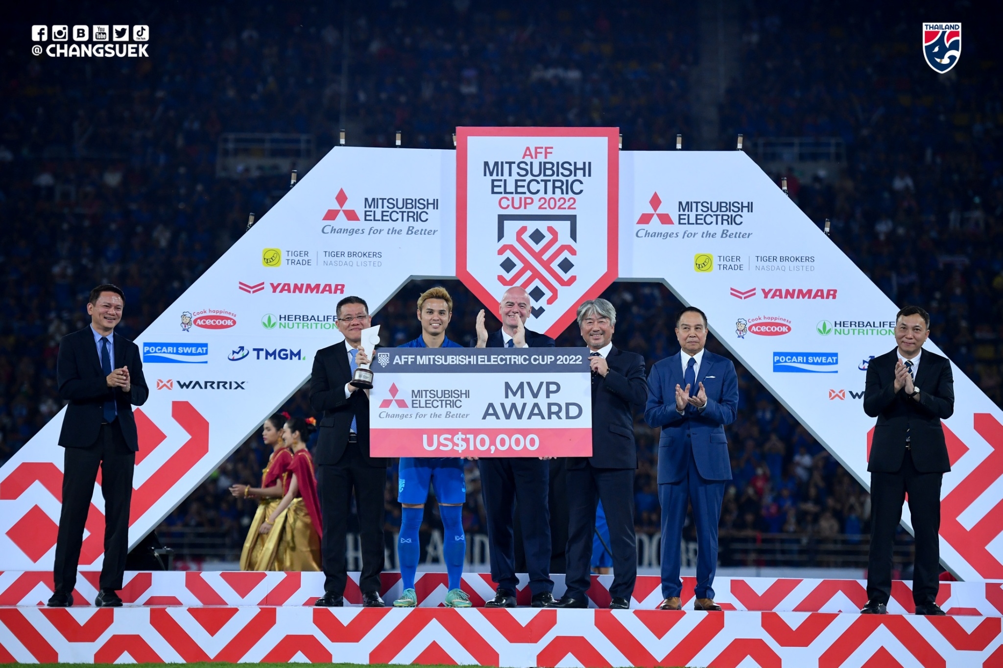 Piala AFF: Theerathon Bawa Pulang $10,000 Hasil Rangkul Anugerah MVP