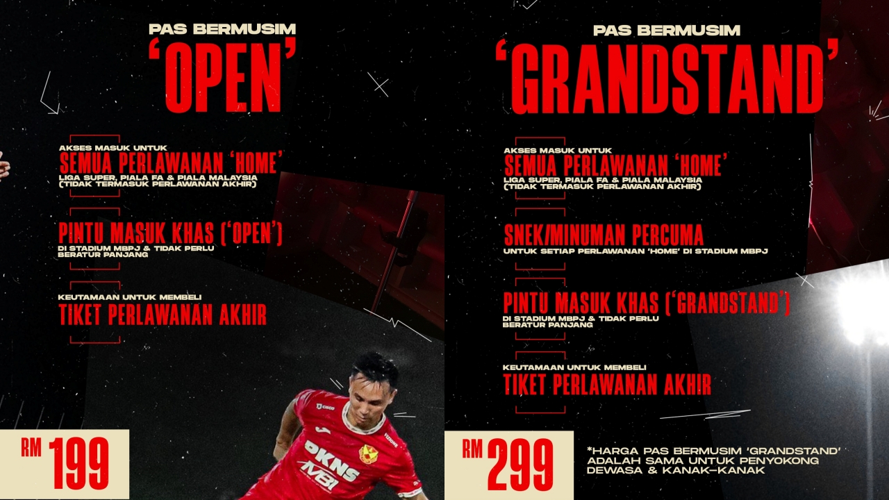 Harga Pas Bermusim Mampu Milik Selangor FC Diumumkan – RM199 Bagi Kategori Terbuka