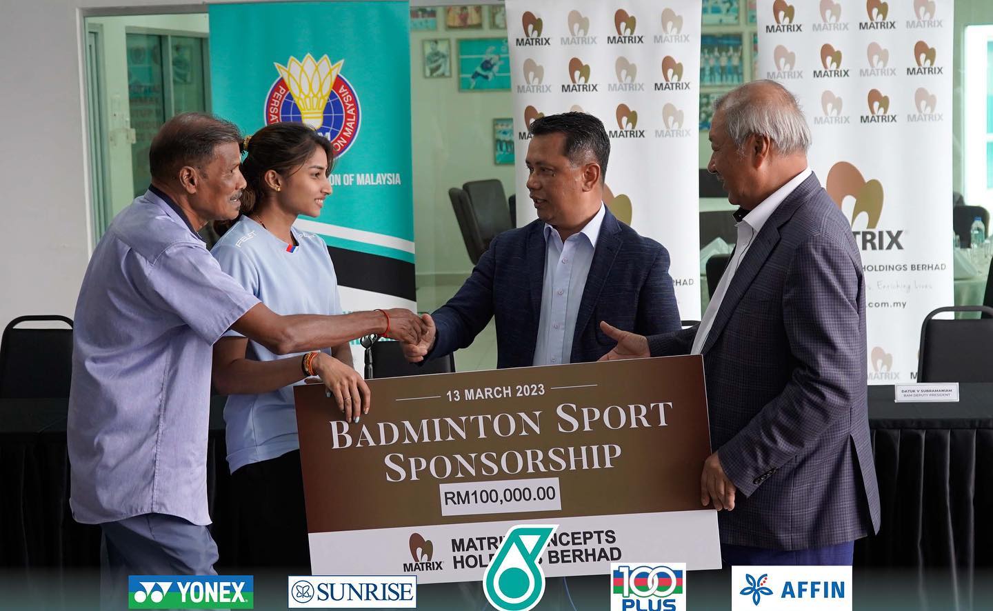 Kisona Dapat Tajaan RM100,000 Daripada MATRIX Concepts Holdings Berhad