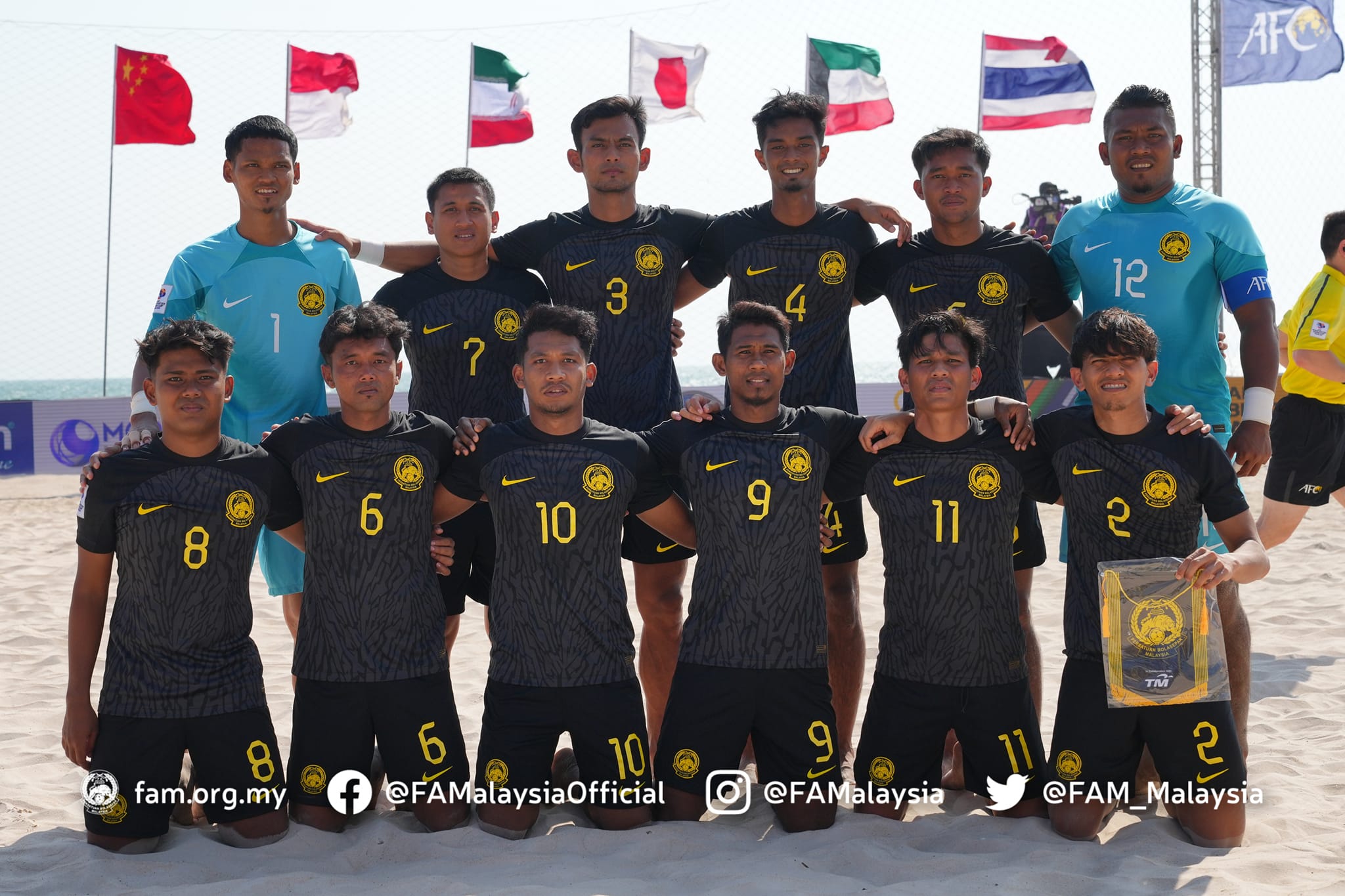 Piala Asia Bola Sepak Pantai: Malaysia Akhir Saingan Kumpulan Di Tangga Tercorot