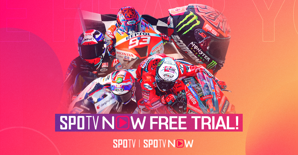 Tonton 2 Perlumbaan MotoGP Secara Percuma Di SPOTV NOW
