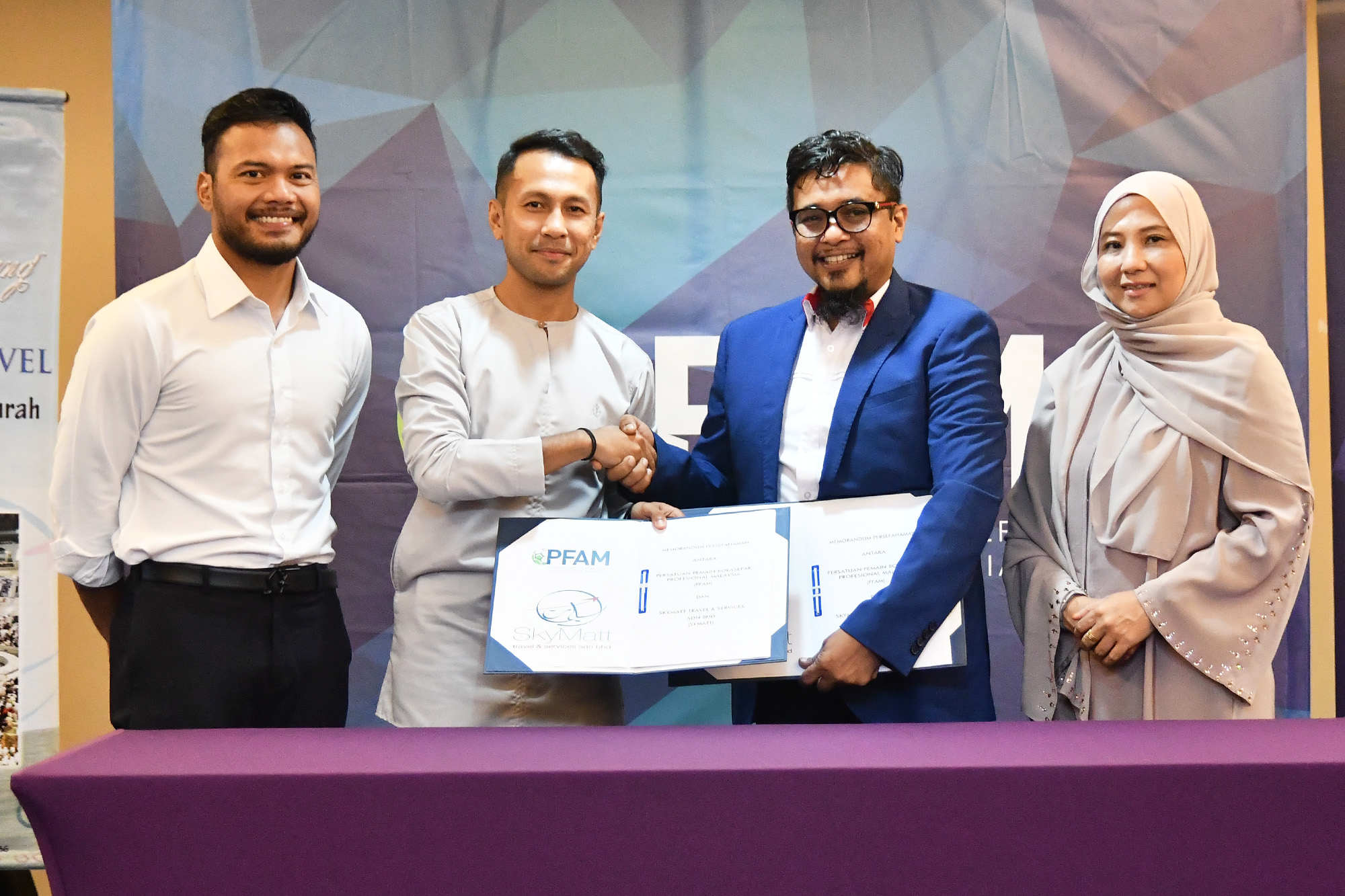 PFAM Bentuk Kolaborasi Bersama Skymatt Untuk Bawa Pemain Tunai Umrah Pada ‘Off Season’