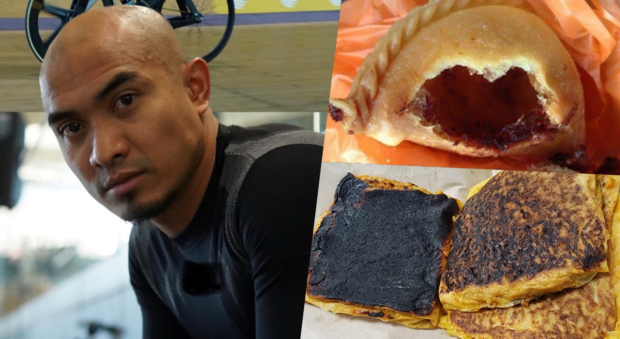 Azizulhasni Terbayang Karipap Inti Oksigen, Martabak Hangit Sebelah
