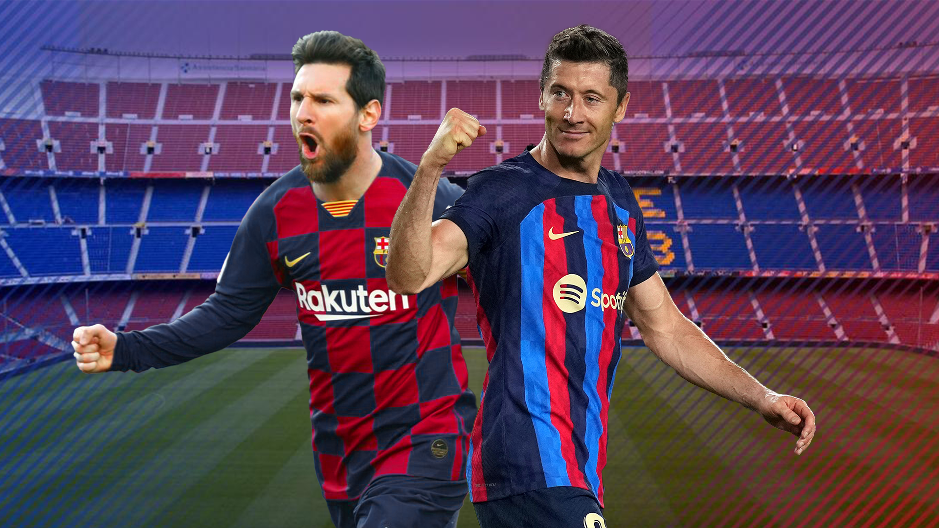 Lewandowski Impi Beraksi Bersama Messi