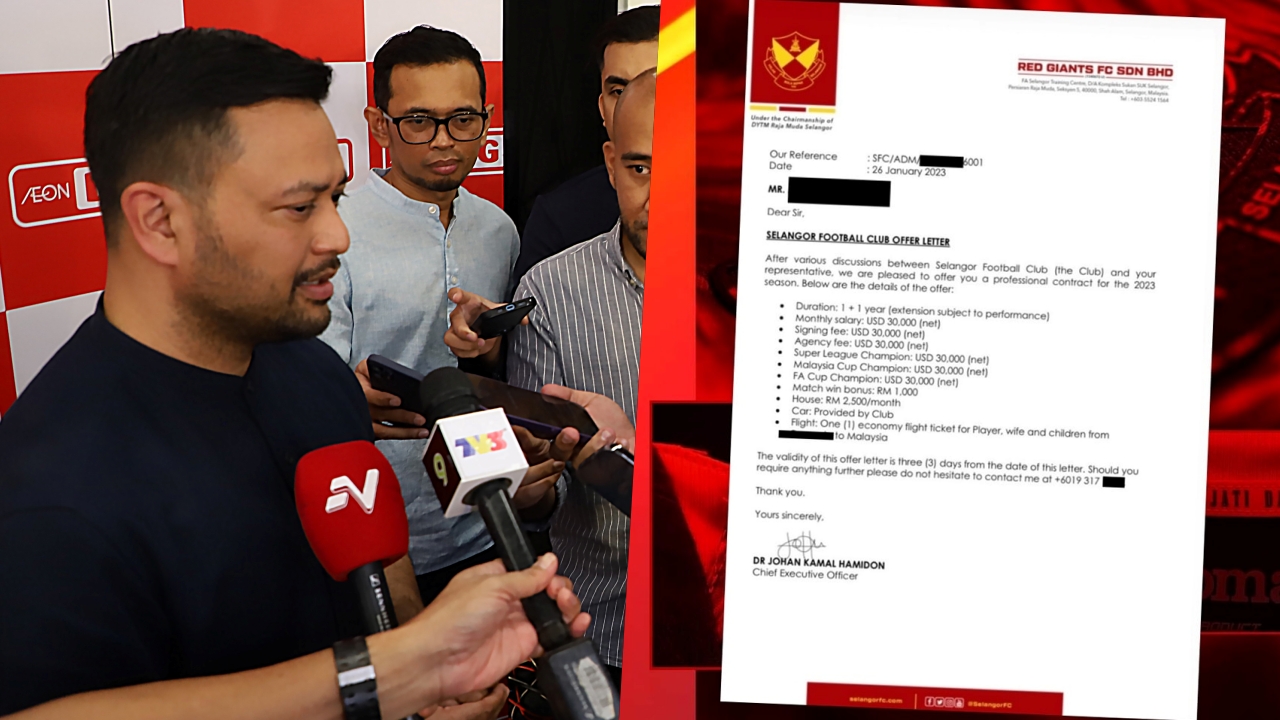 Surat Tawaran Tidak Wujud Dalam Sistem MFL – Stuart Ramalingam