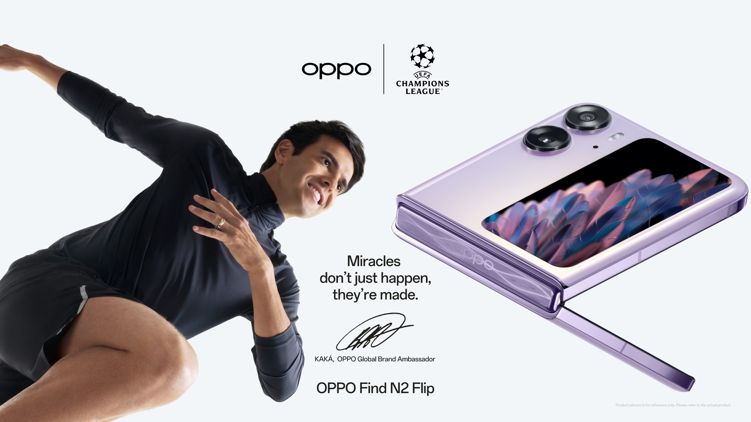 Oppo Lantik Kaka Sebagai Duta Jenama Global Untuk Liga Juara-Juara UEFA