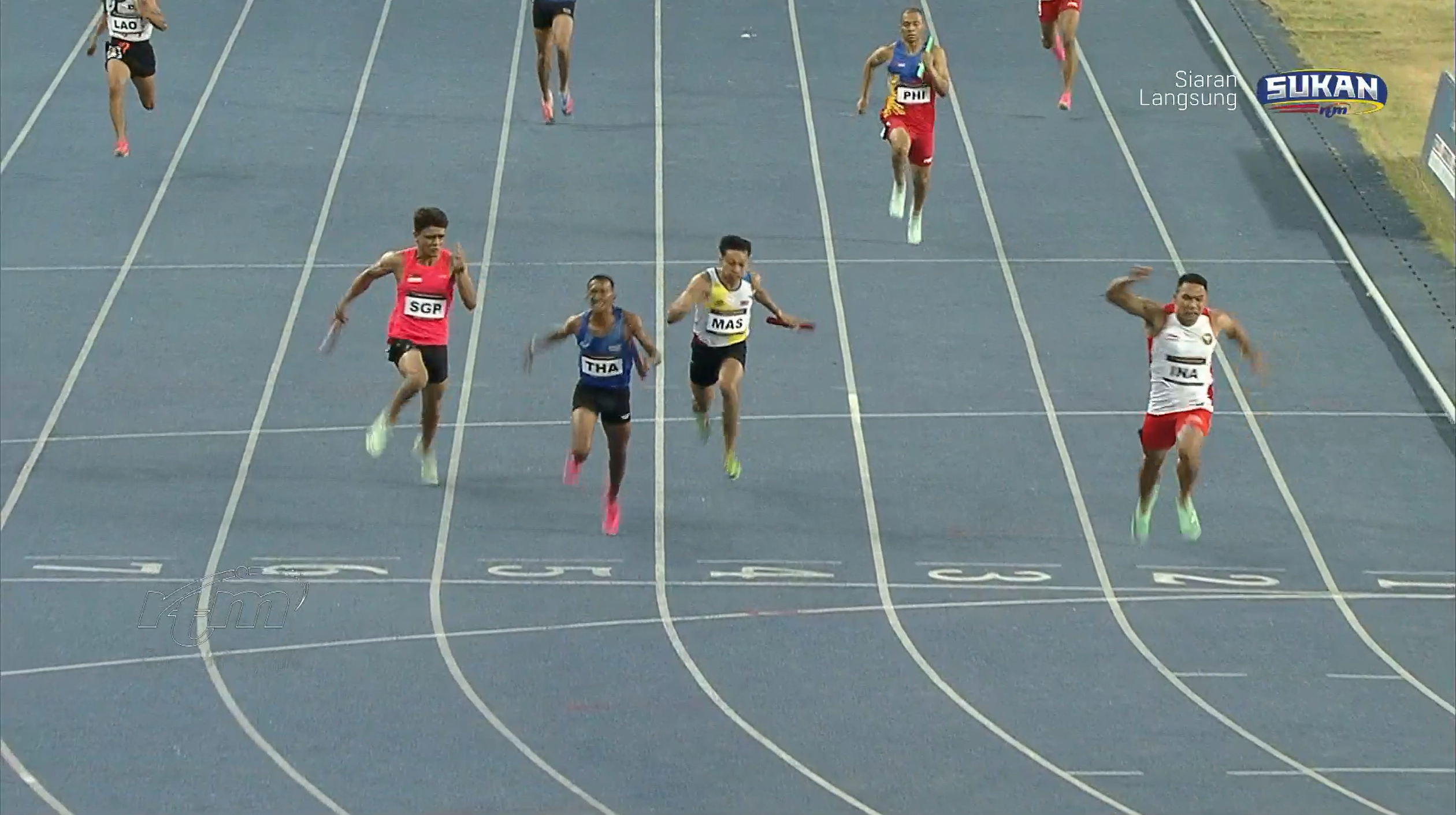 Sukan SEA 2023: Kuartet 4x100m Lelaki Malaysia, Singapura Kongsi Pingat Gangsa