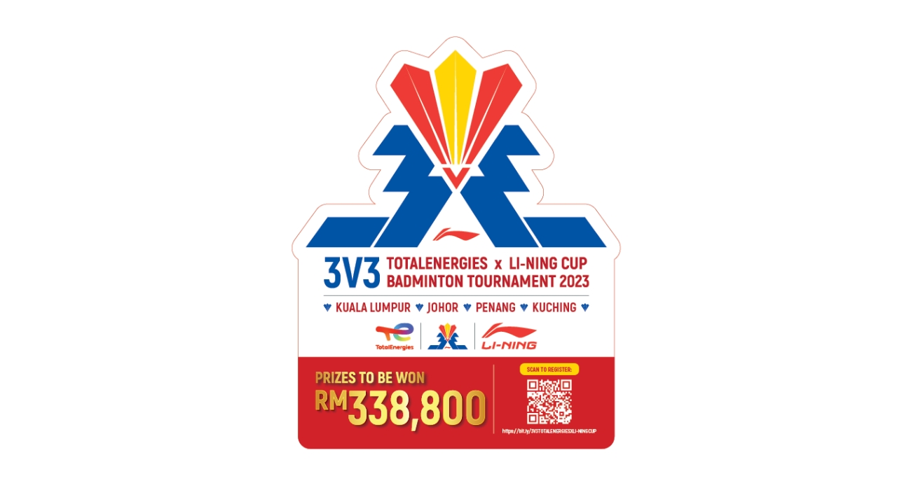 Kejohanan Rasmi Badminton 3v3 Pertama di Malaysia Tawar Hadiah Berjumlah RM338,800