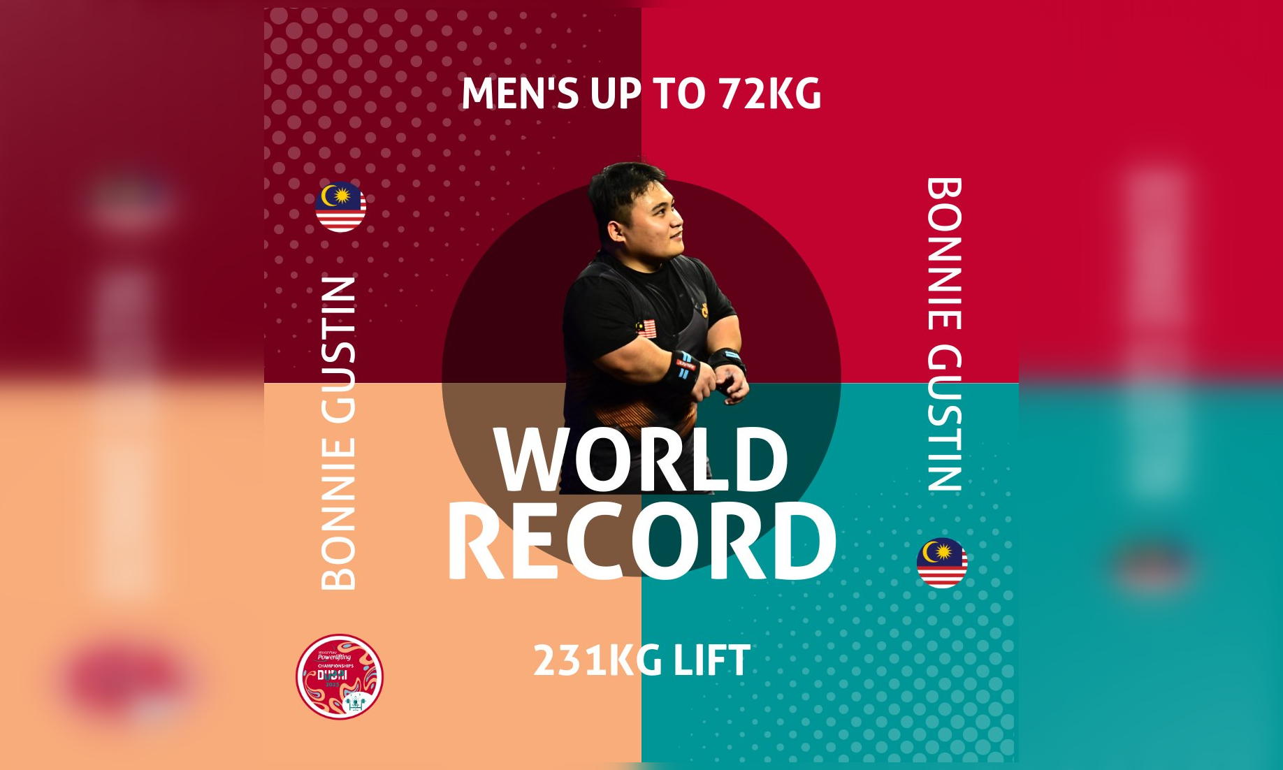 Bonnie Bunyau Pecah Rekod Dunia Di Kejohanan Dunia Para Powerlifting 2023