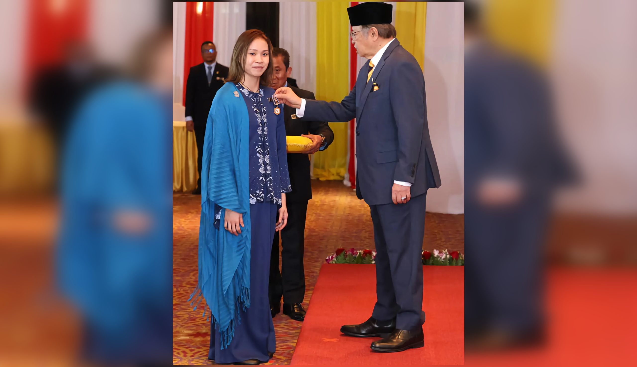 Pandelela Dianugerahkan Pingat Peringatan Cemerlang Jubli Intan (Emas)