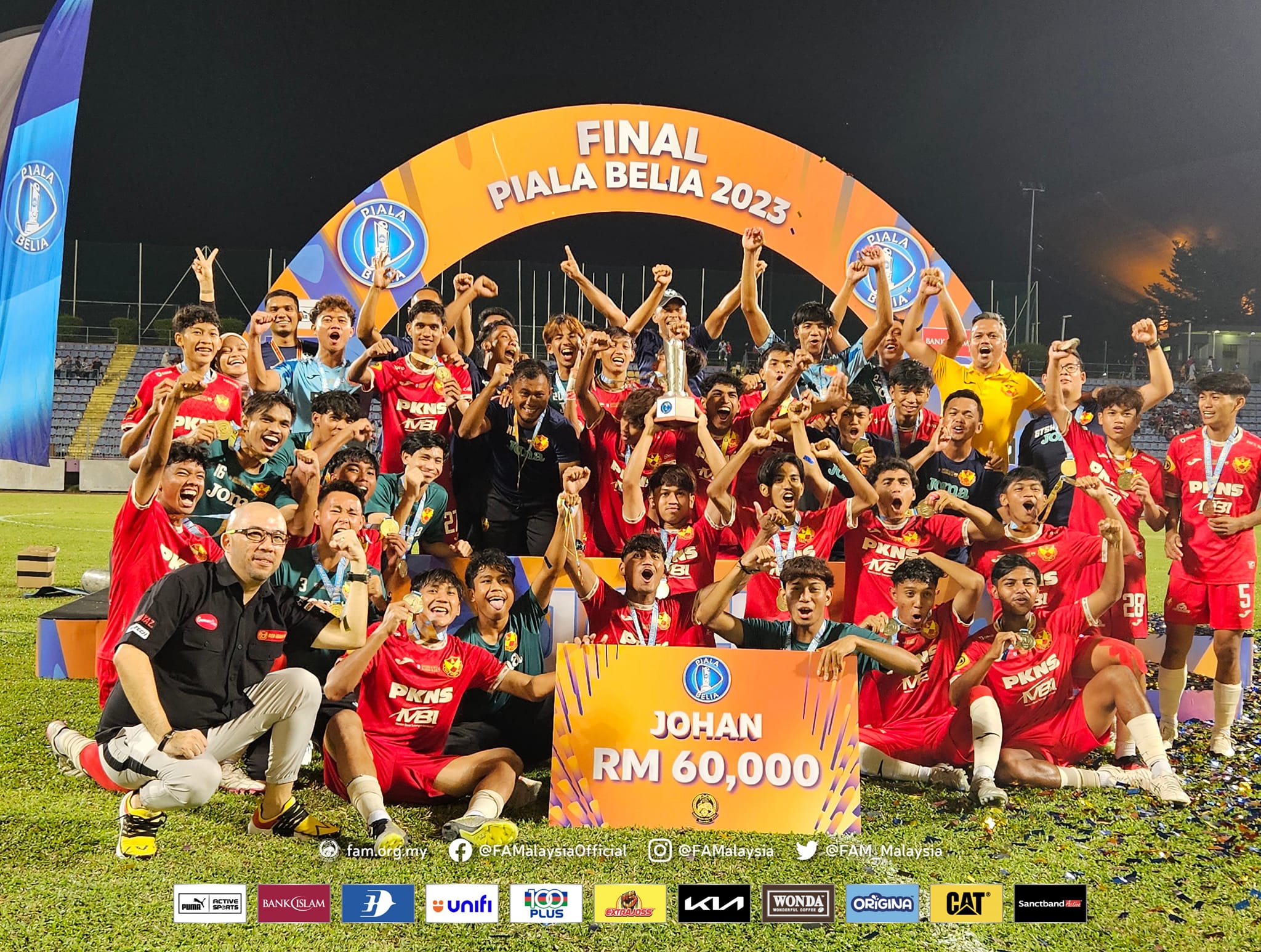 Piala Belia 2023: Selangor FC Kaut RM60,000 Hasil Tundukkan JDT IV