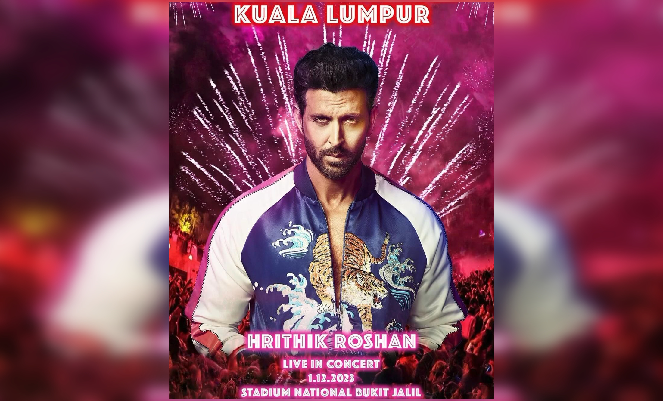 Konsert Hrithik Roshan Di SNBJ Seminggu Sebelum Final Piala Malaysia Ditangguhkan