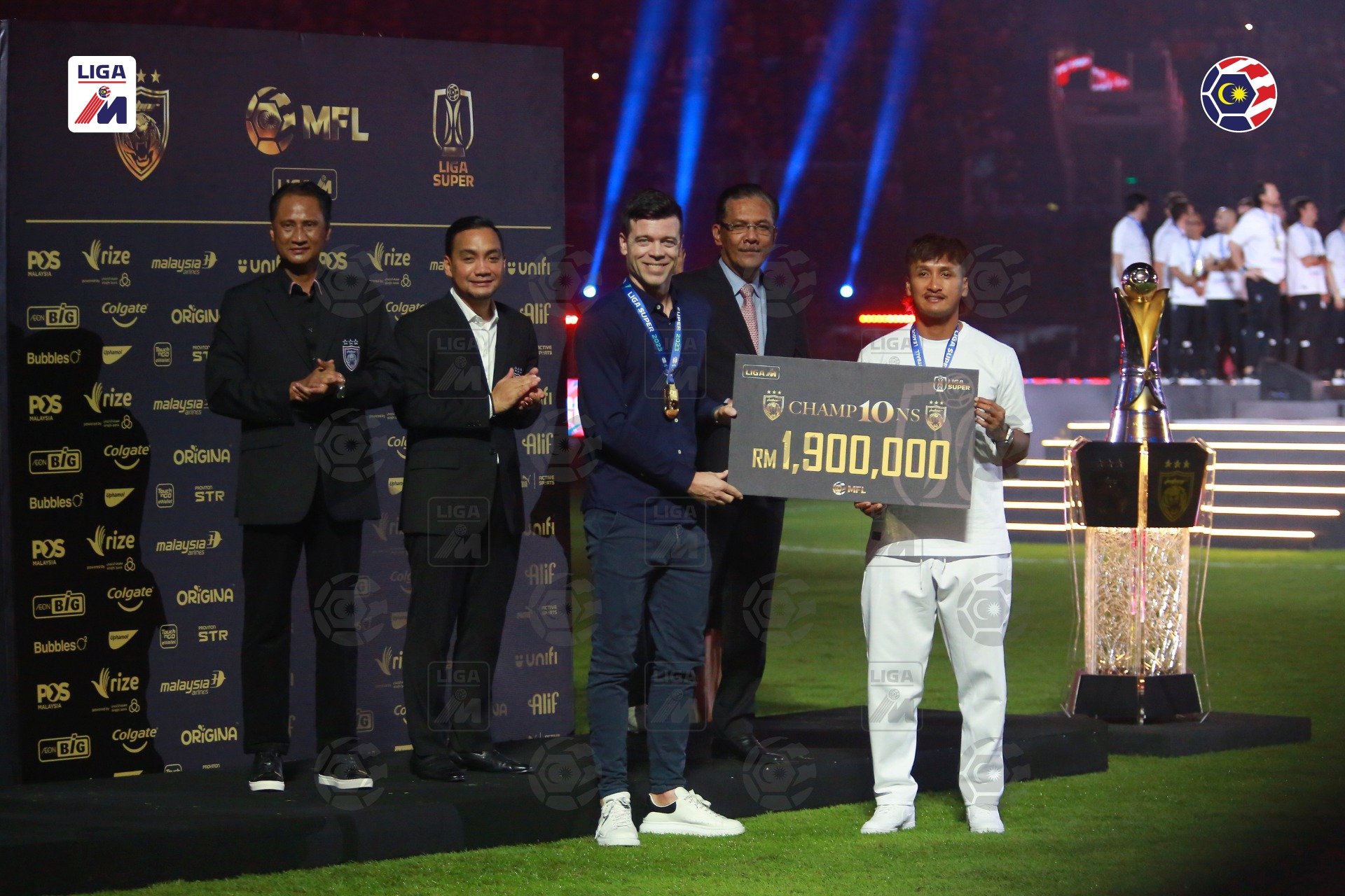 JDT Derma RM1.9 Juta Wang Kemenangan Liga Super Untuk Program Masyarakat