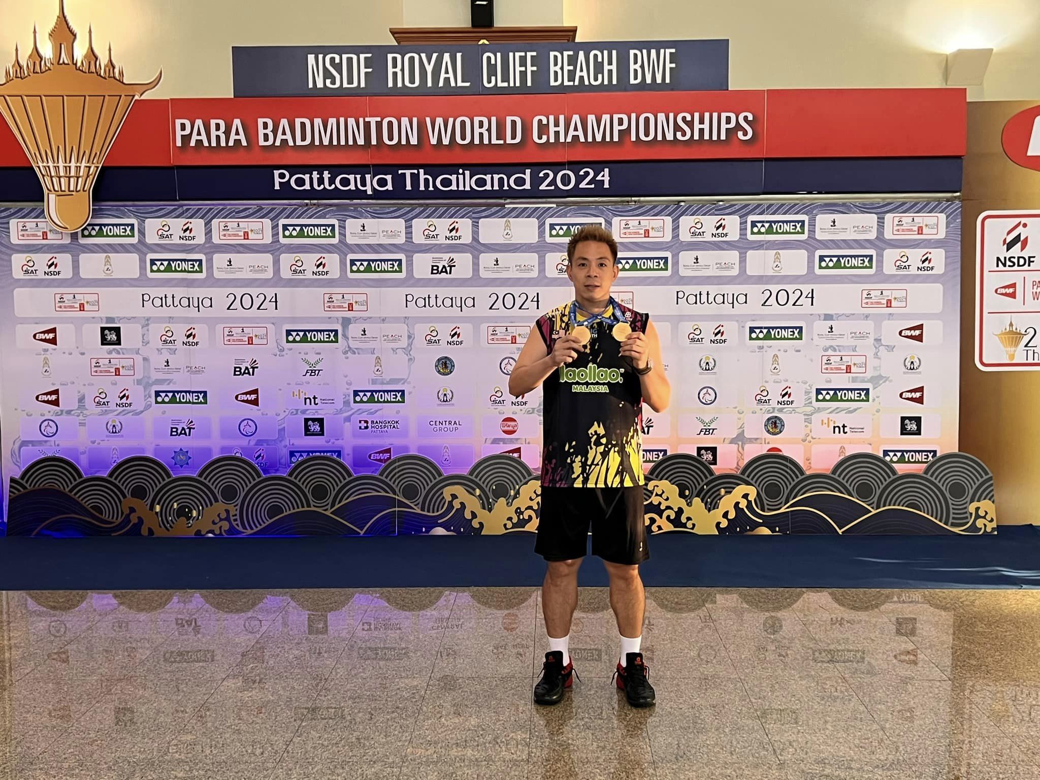 Cheah Liek Hou Bergelar Juara Kejohanan Badminton Para Dunia Kali Ke-8