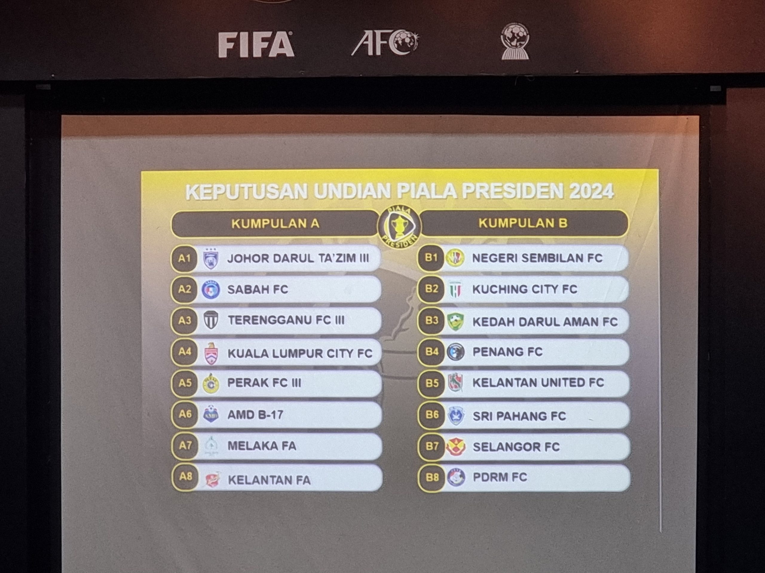 Piala Presiden 2024: Johor Darul Ta’zim III Isi Kumpulan A