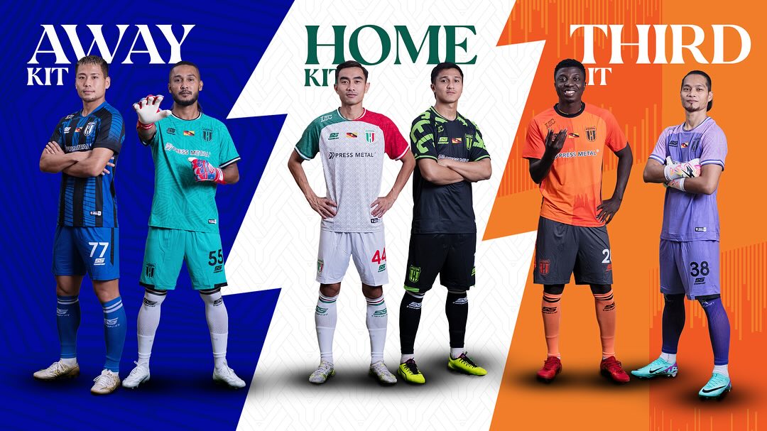 Jersi Replica Kuching City Home, Away & Third 2024-25 Dijual RM109 Sehelai