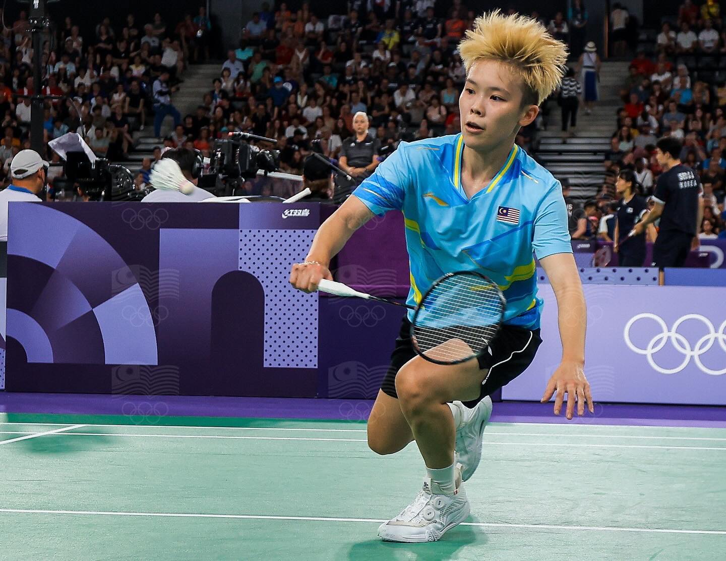Olimpik 2024: Pemain No.2 Korea Bergelut Lepasi Goh Jin Wei