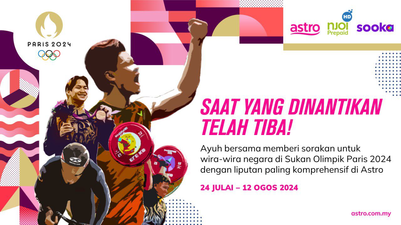 Astro Sedia 18 Saluran Siar Sukan Olimpik Paris 2024