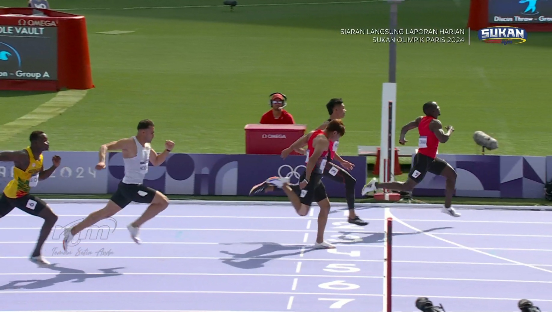 Olimpik 2024: Azeem Berjaya Ke Pusingan 1 – Catat Masa 10.42s