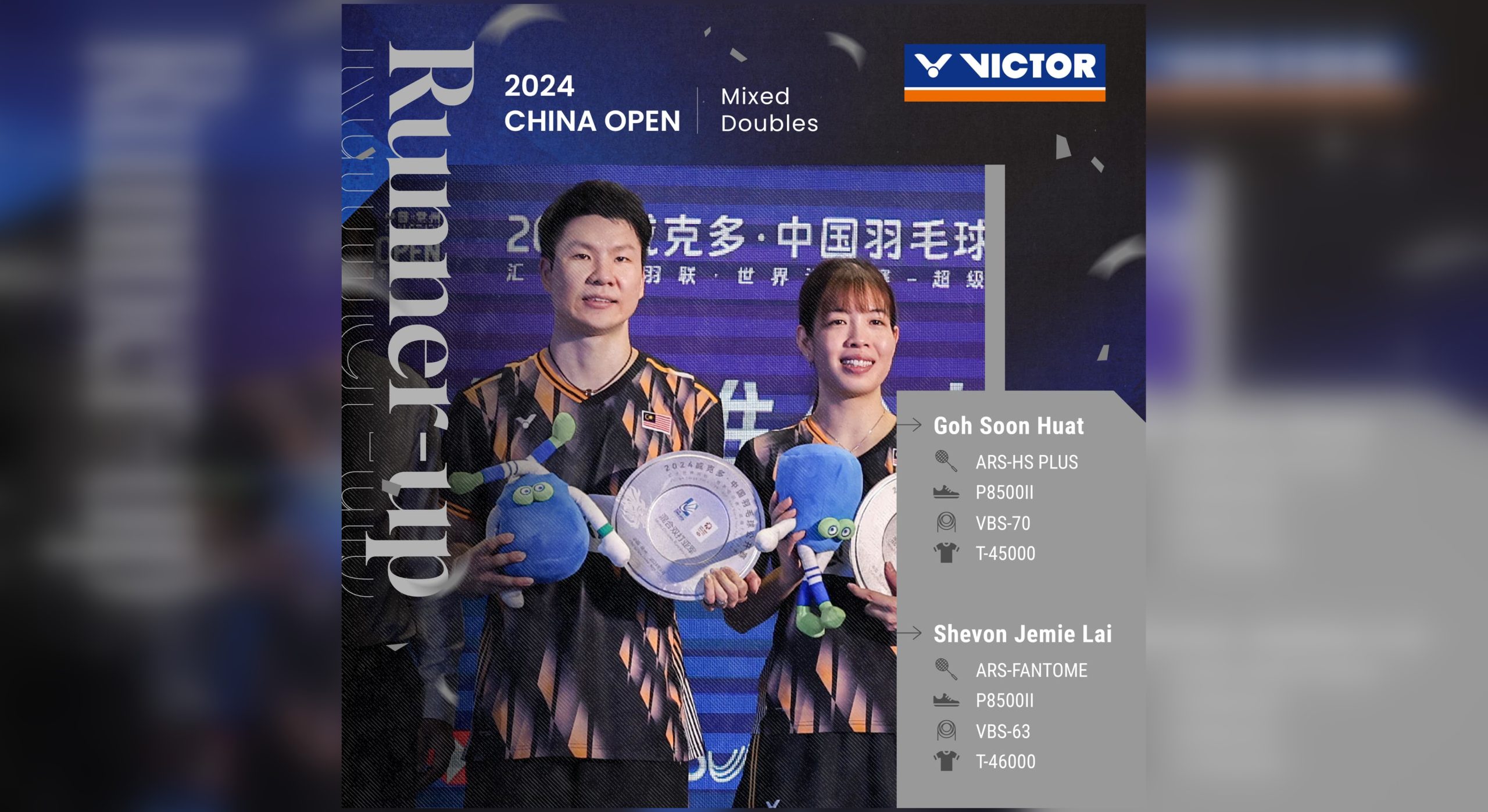 Shevon Tetap Bangga Muncul Naib Juara Terbuka China – Raih Sekitar RM292,000