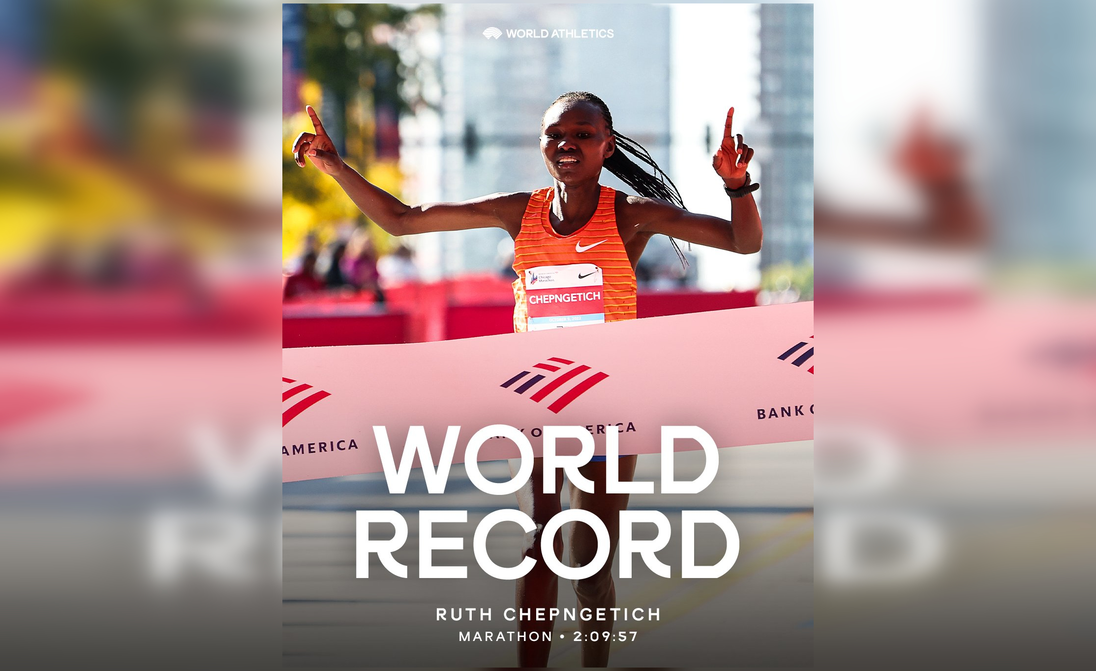 Wanita Kenya, Ruth Chepngetich Cipta Rekod Dunia Maraton – Masa Larian 2:09:56