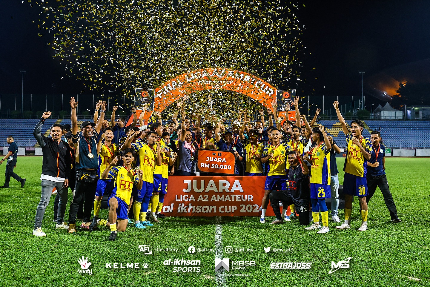 Kelab Dari Perlis, GSA FC Juarai Liga A2 Piala Al-Ikhsan – Raih RM50,000