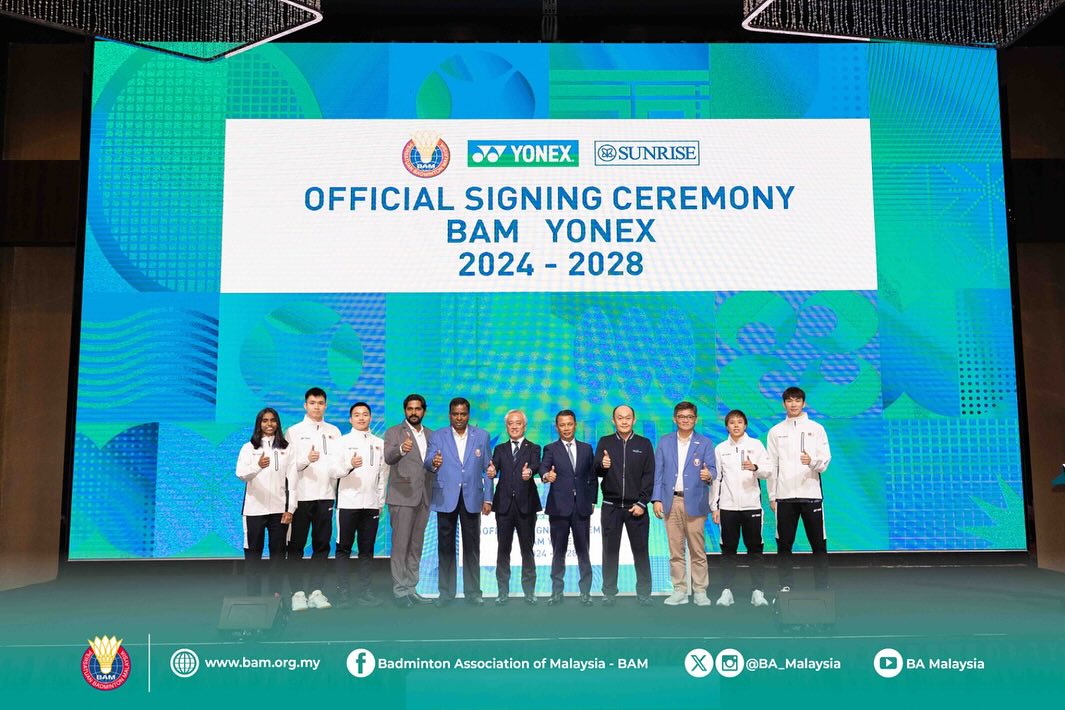 BAM, Yonex Lanjut Kerjasama Sehingga Tahun 2028