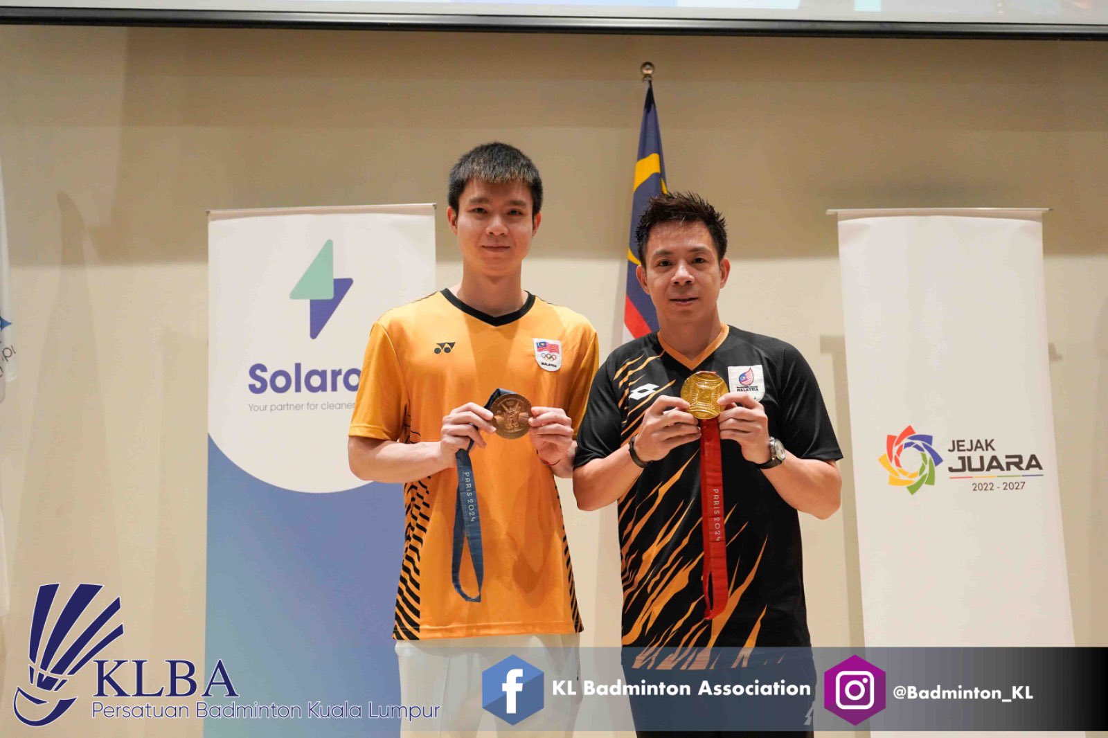 Cheah Liek Hou, Soh Wooi Yik Terima Ganjaran Bernilai RM15,000 Daripada KLBA