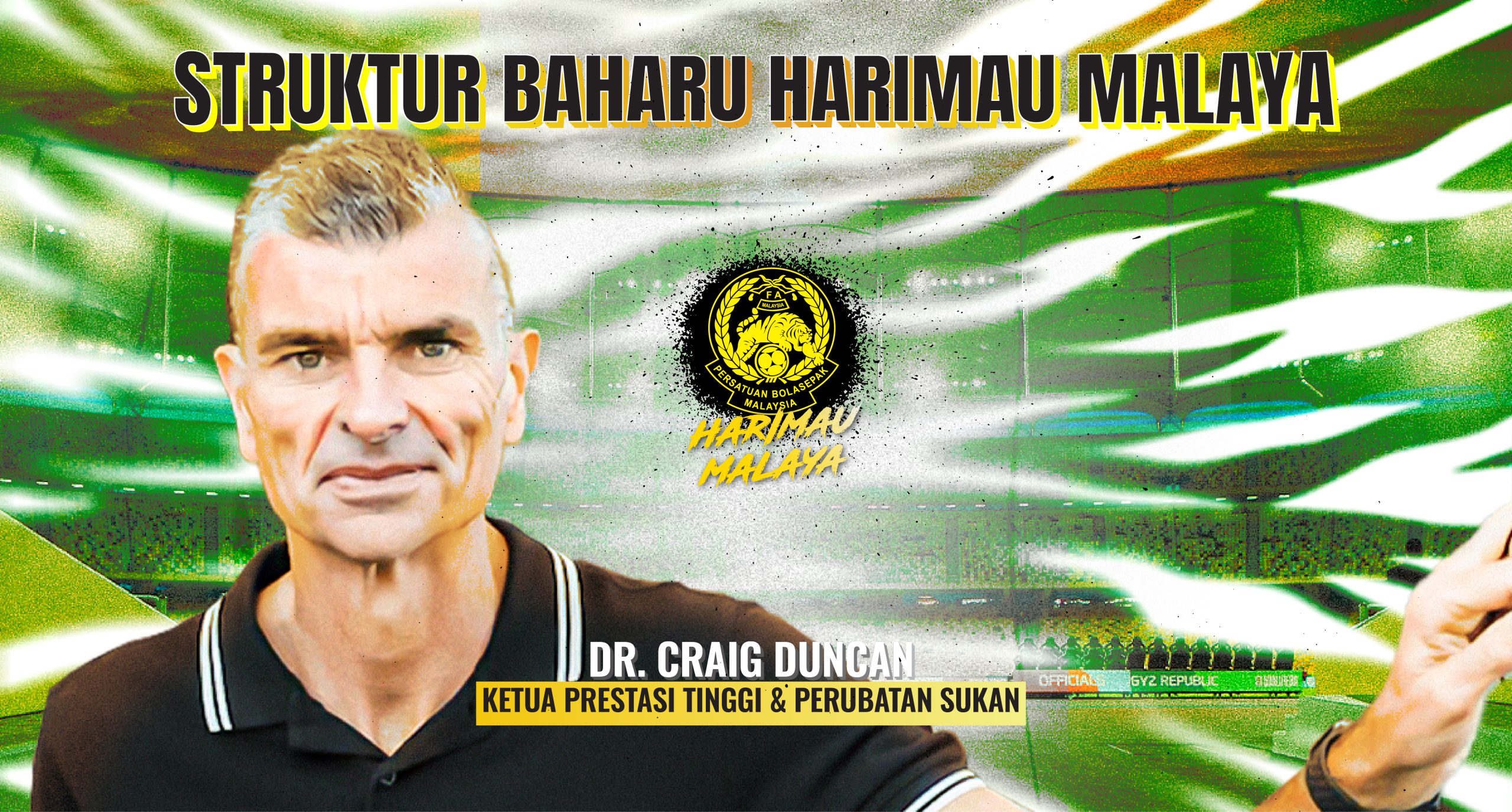 Ketahui 4 Tugas Dr. Craig Selaku Ketua Prestasi Tinggi & Perubatan Sukan Harimau Malaya