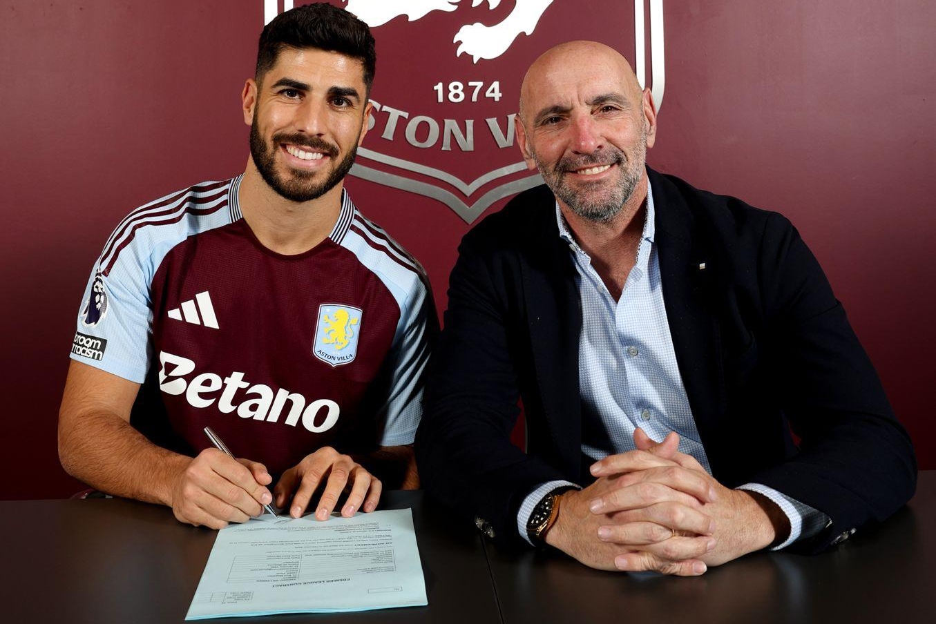Aston Villa Sambar Khidmat Marco Asensio