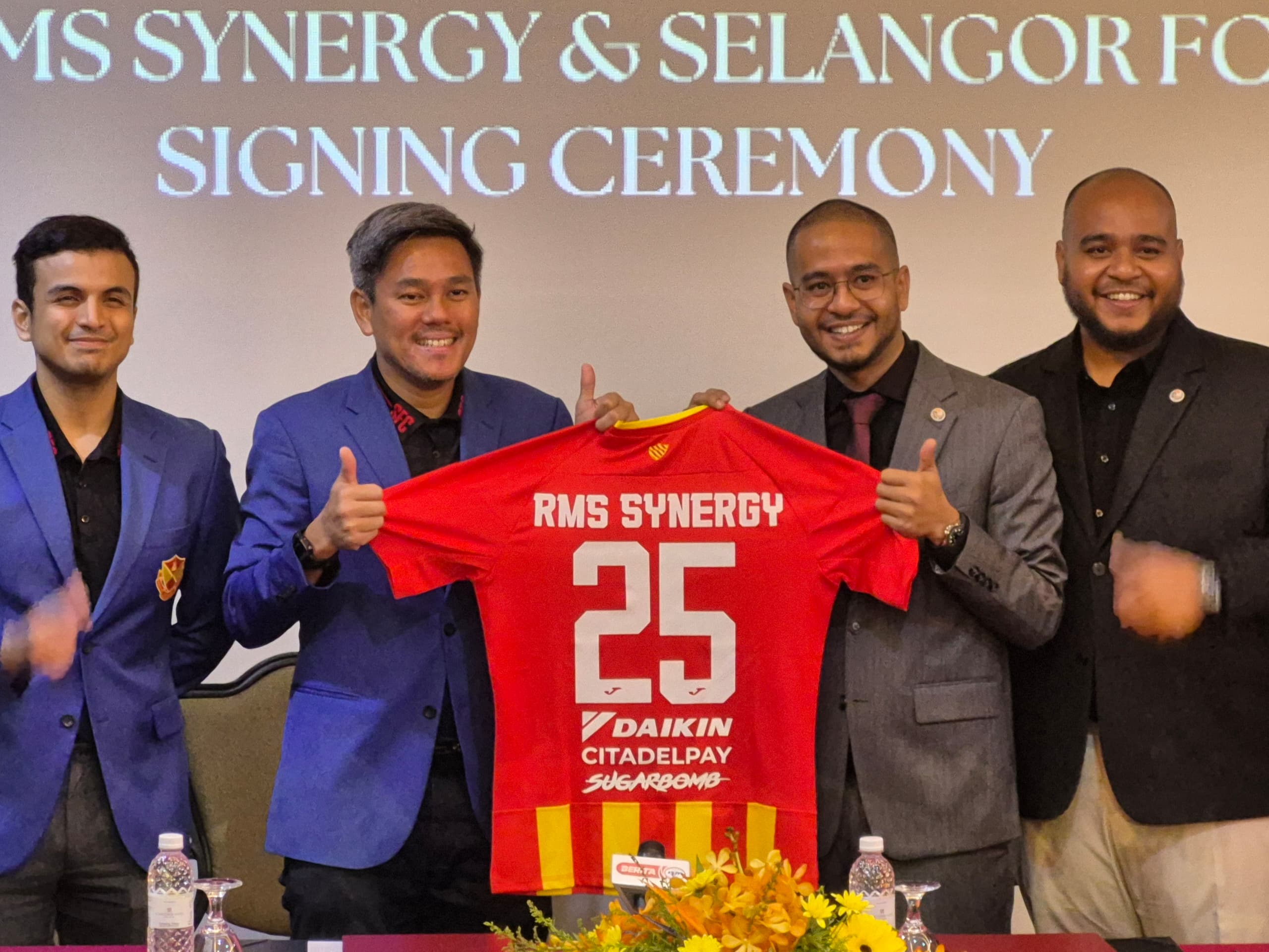 RMS Synergy Diperkenalkan Sebagai Penaja Terbaru Selangor FC – Kontrak Setahun