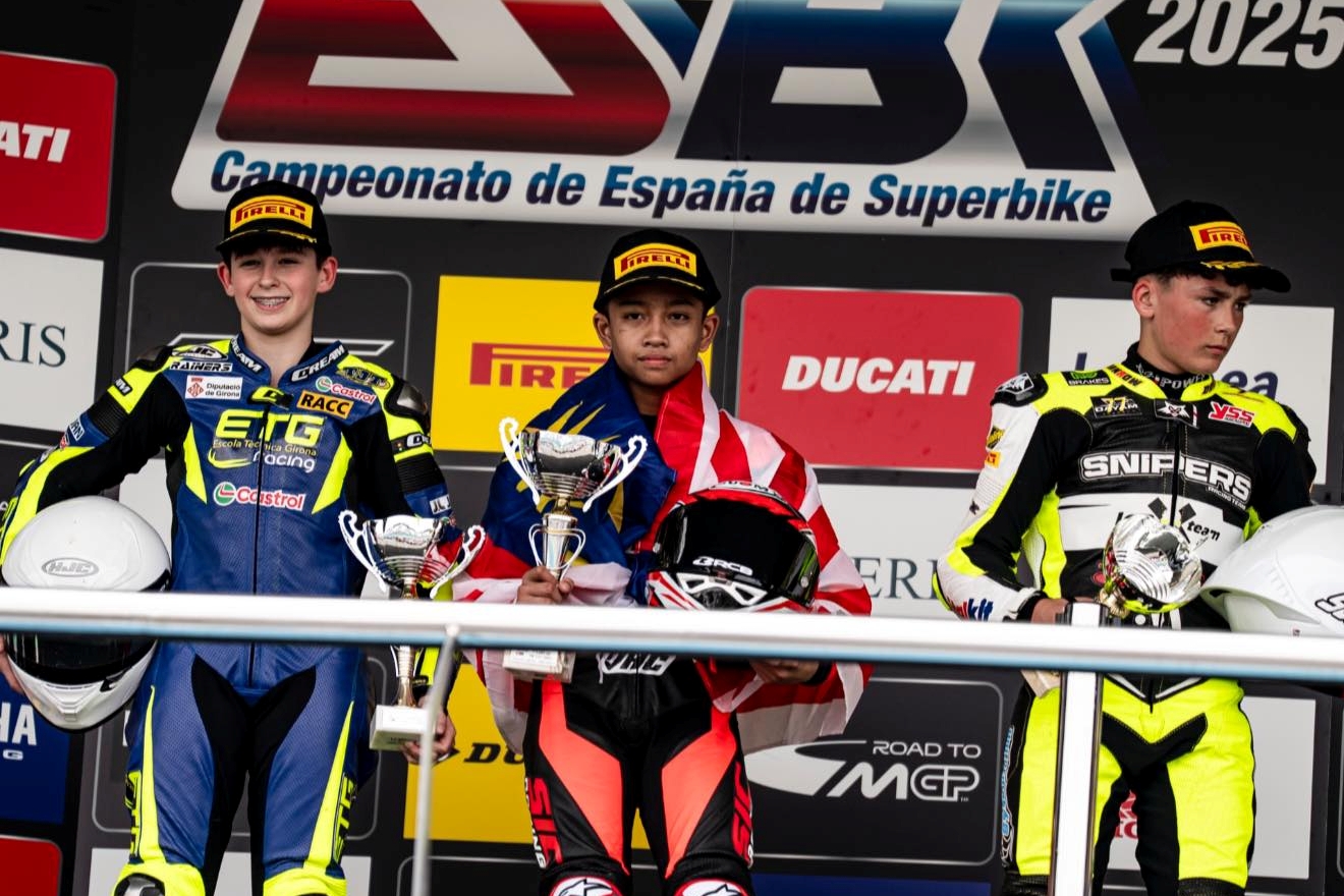 ESBK Talent Cup 2025: Qabil Irfan Muncul Juara Berganda Di Litar Jerez