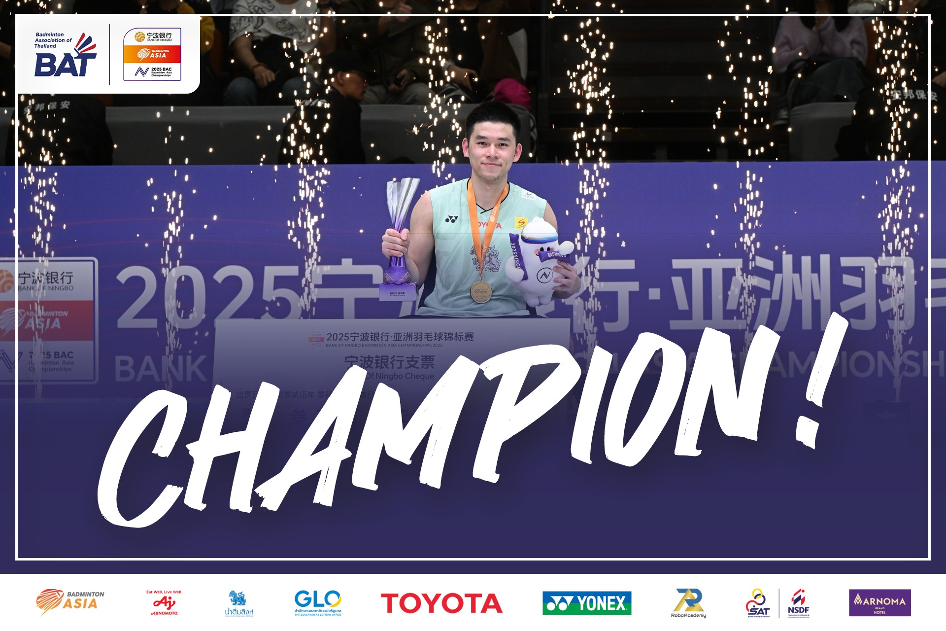 Ranking BWF: Kunlavut Muncul Perseorangan Thailand Pertama Huni Posisi No.1 Dunia