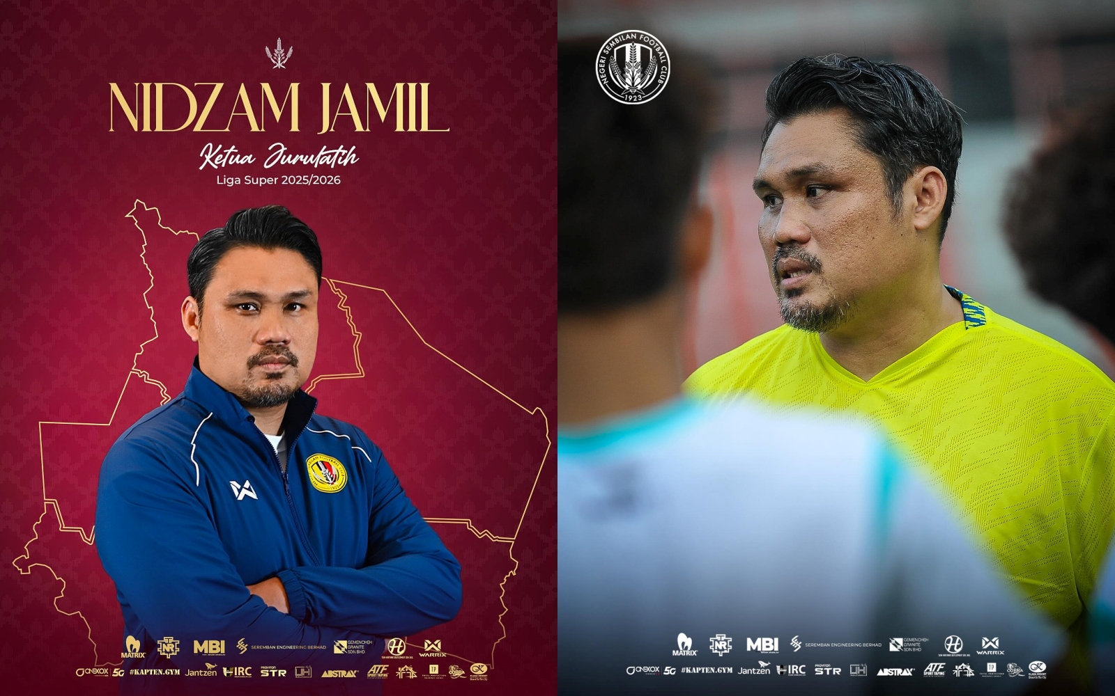 Nidzam Jamil Kembali Bertugas, Dipilih Bimbing Negeri Sembilan FC