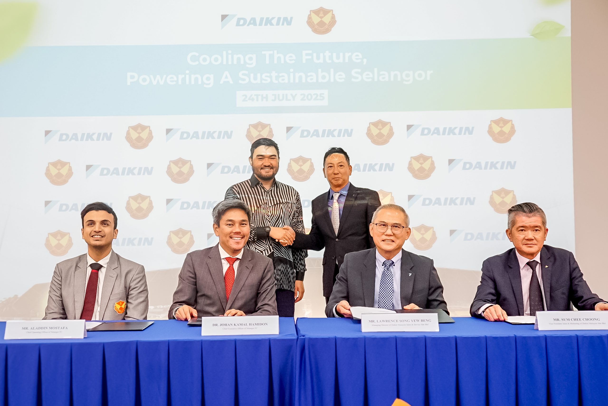 Selangor FC, Daikin Malaysia Perbaharui Kerjasama Tahun Ketiga