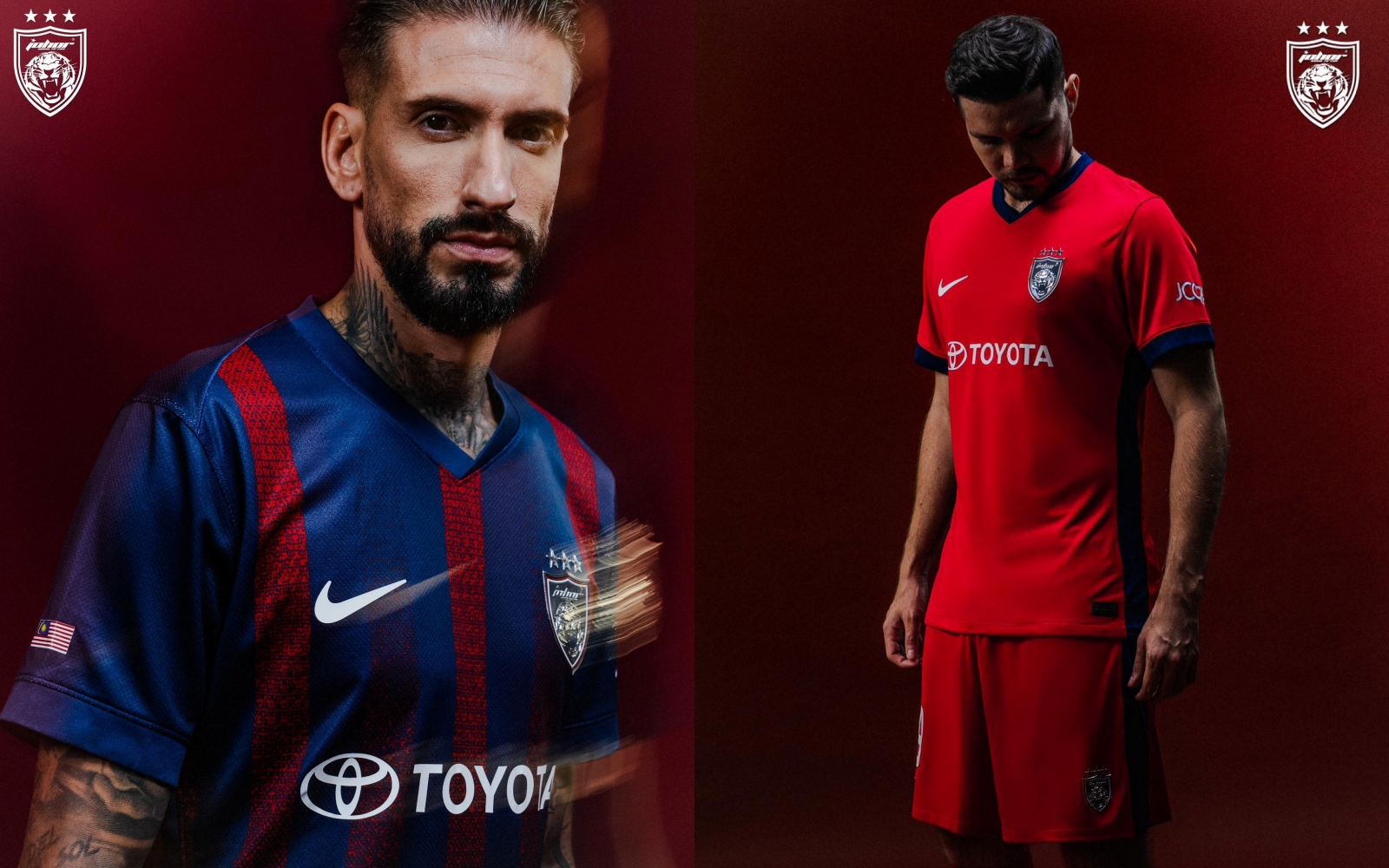 JDT Lancar Jersi ‘Home’ & ‘Away’ 2025-2026 Disertakan Jalur Gemilang