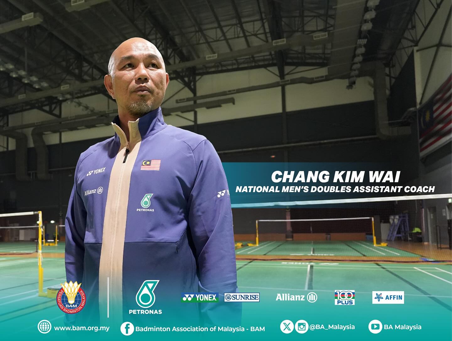 BAM Lantik Chang Kim Wai Sebagai Penolong Jurulatih Beregu Lelaki