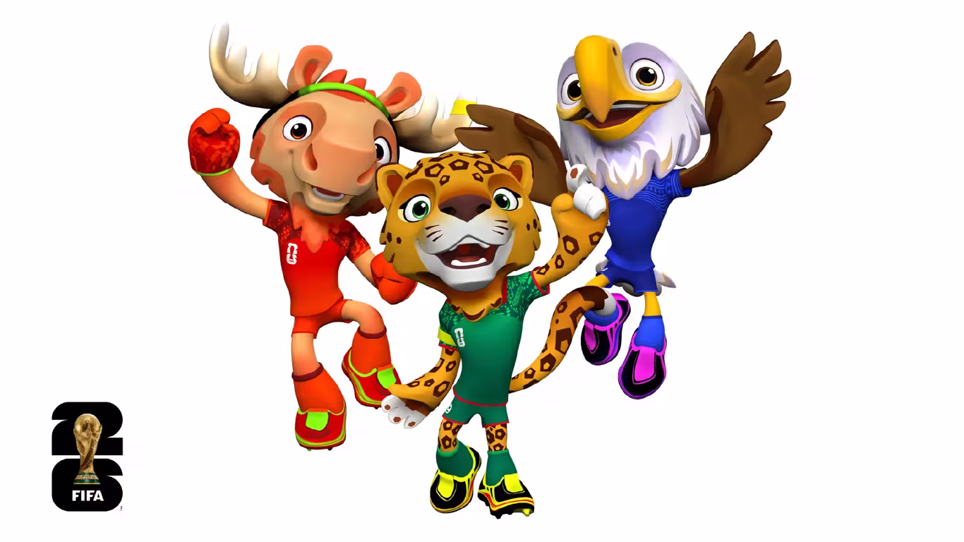 FIFA Perkenal Maskot Piala Dunia 2026 – Maple, Zayu & Clutch