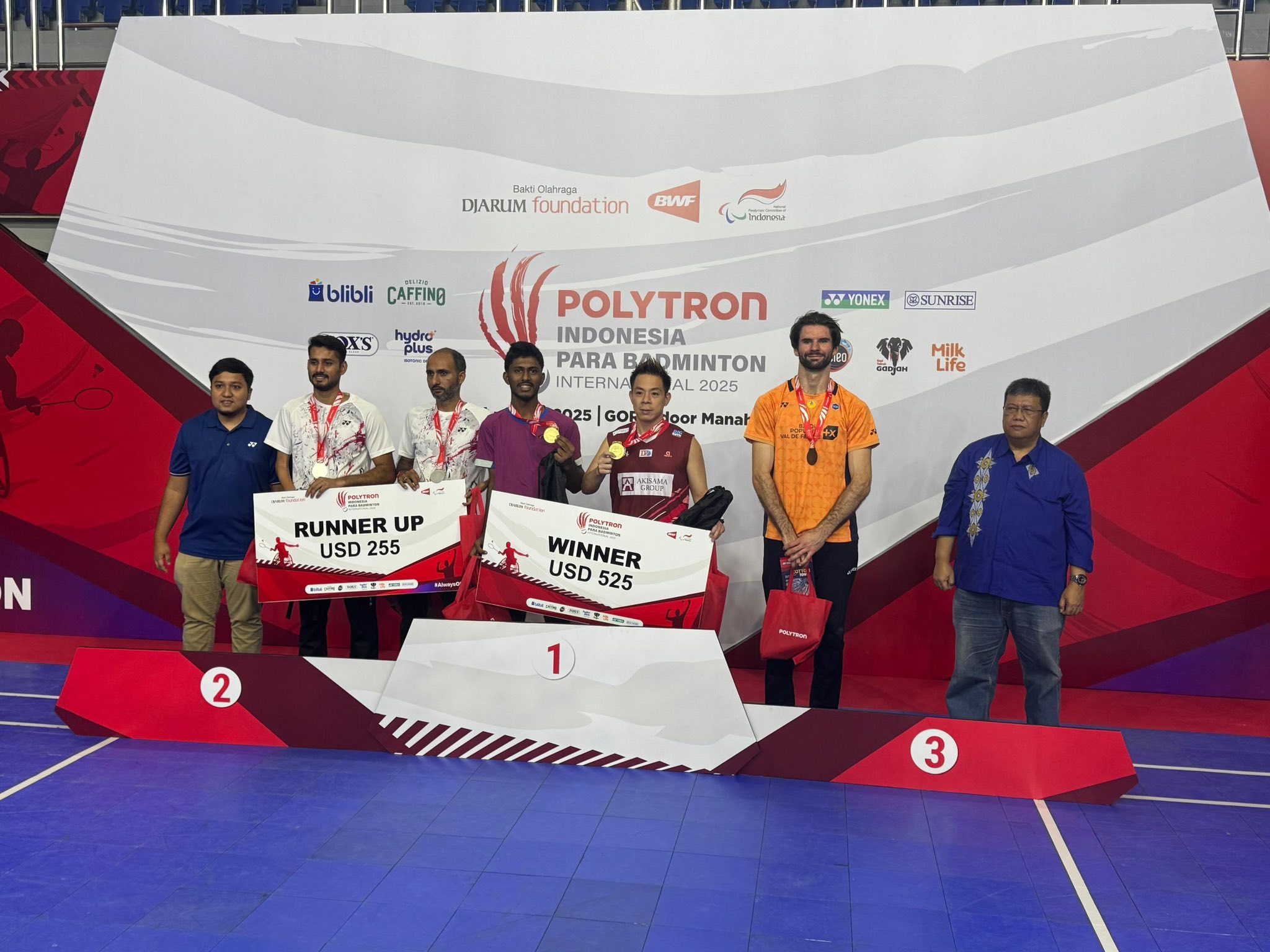 5 Wakil Malaysia Bergelar Juara Di Kejohanan Badminton Para Antarabangsa Indonesia 2025
