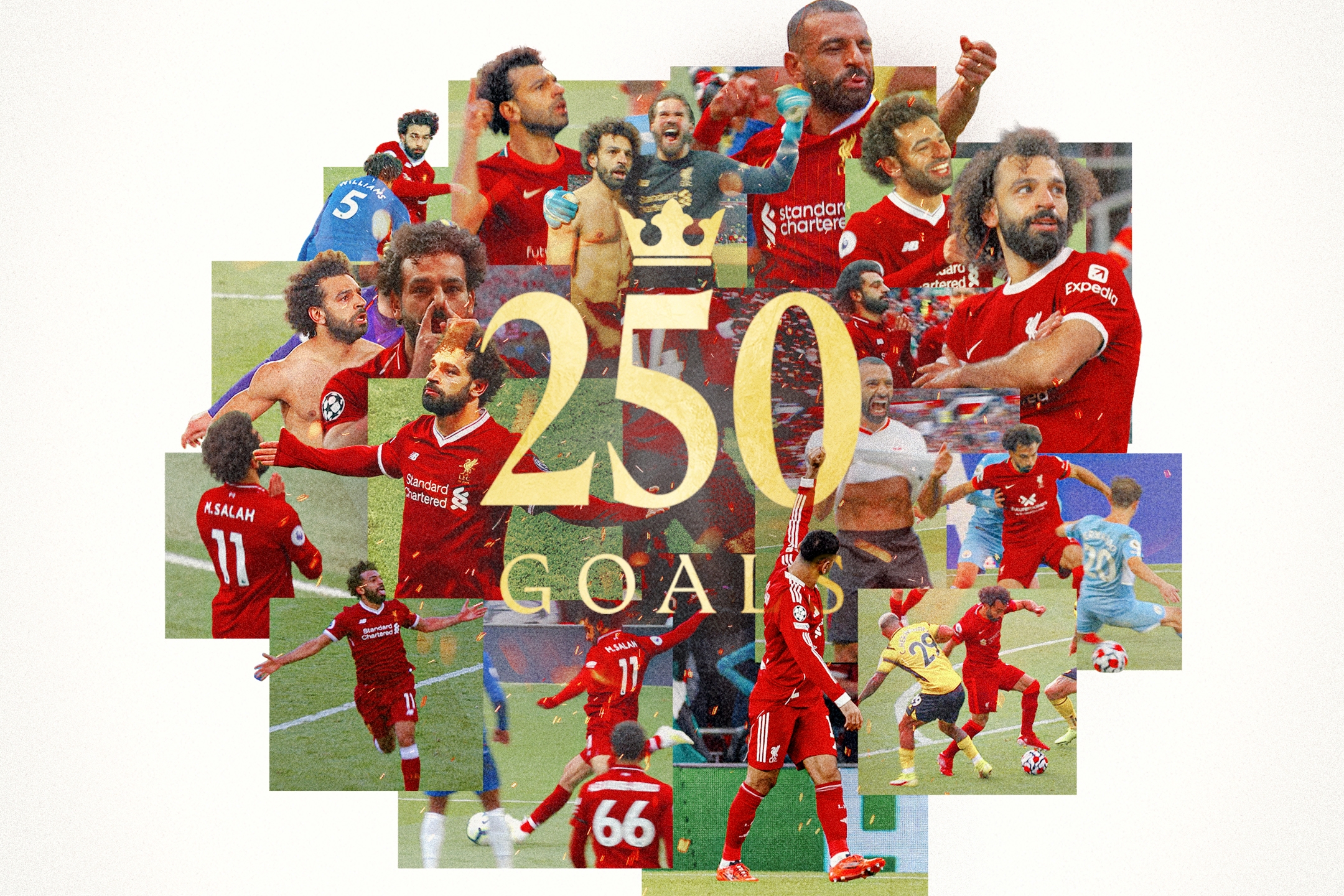 Salah Cetak Gol Ke-250 Bersama Liverpool