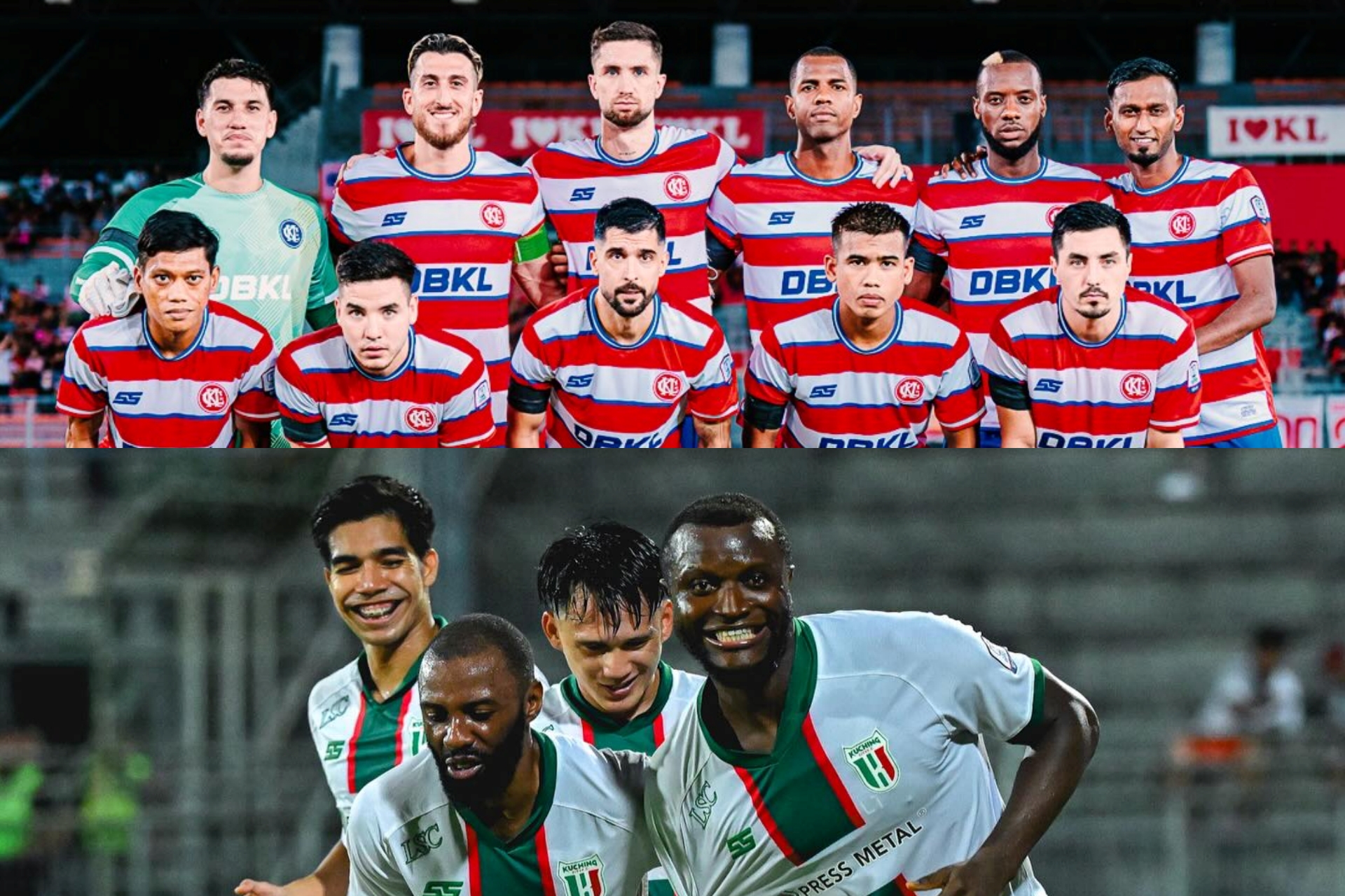 KL City, Kuching City Buat Perhitungan Rebut Posisi Kedua Liga Super